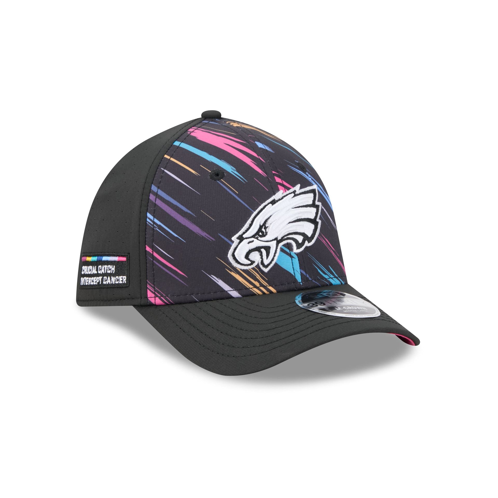 Philadelphia Eagles 2026 Crucial Catch 39THIRTY M-Crown Stretch Fit Hat
