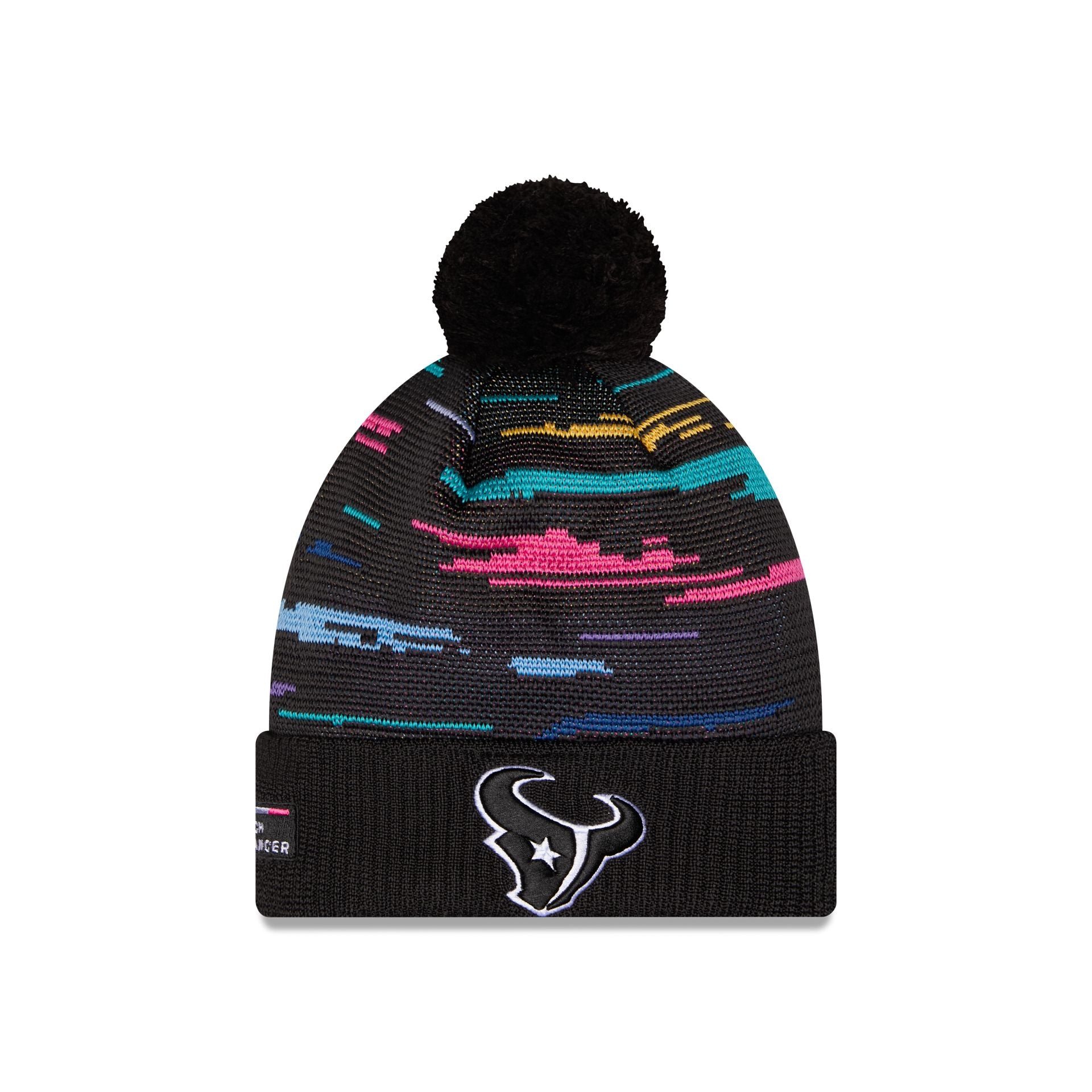 Houston Texans 2026 Crucial Catch Pom Knit Hat