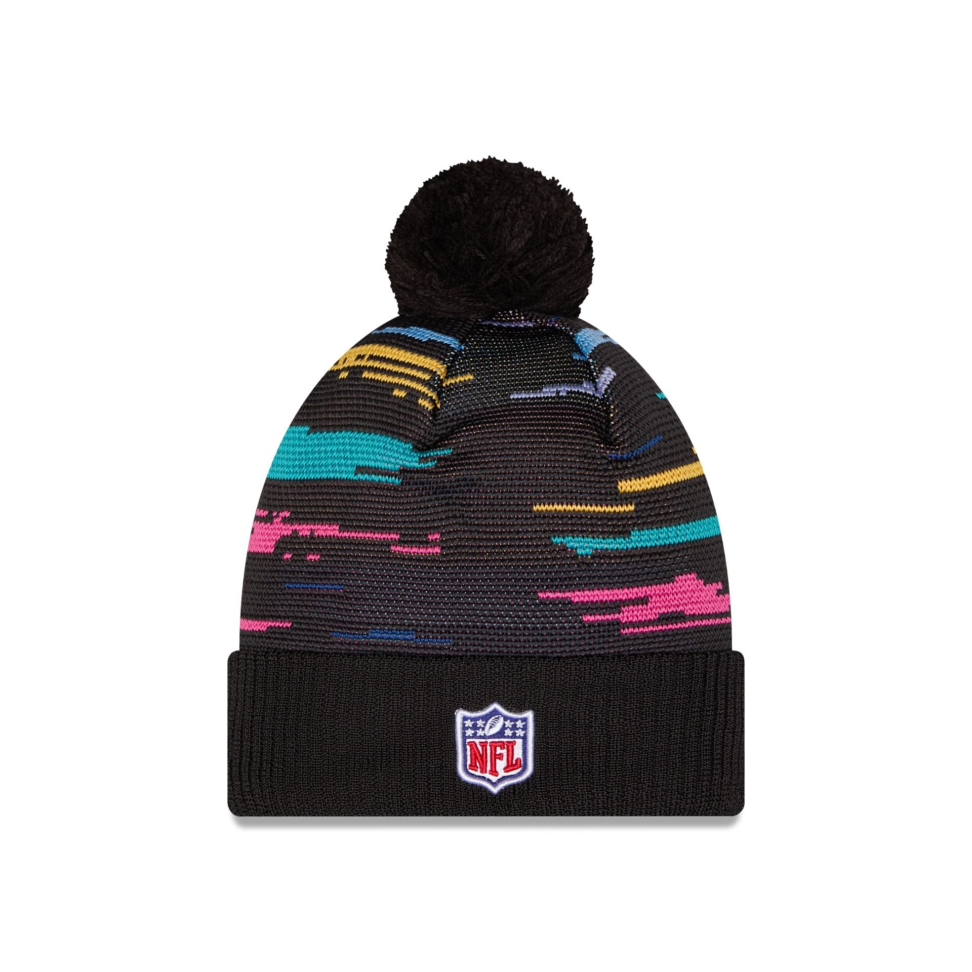 Carolina Panthers 2026 Crucial Catch Pom Knit Hat