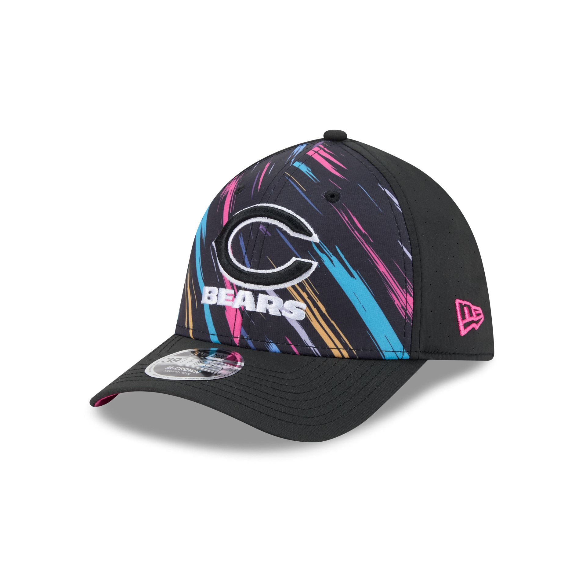 Chicago Bears 2026 Crucial Catch 39THIRTY M-Crown Stretch Fit Hat