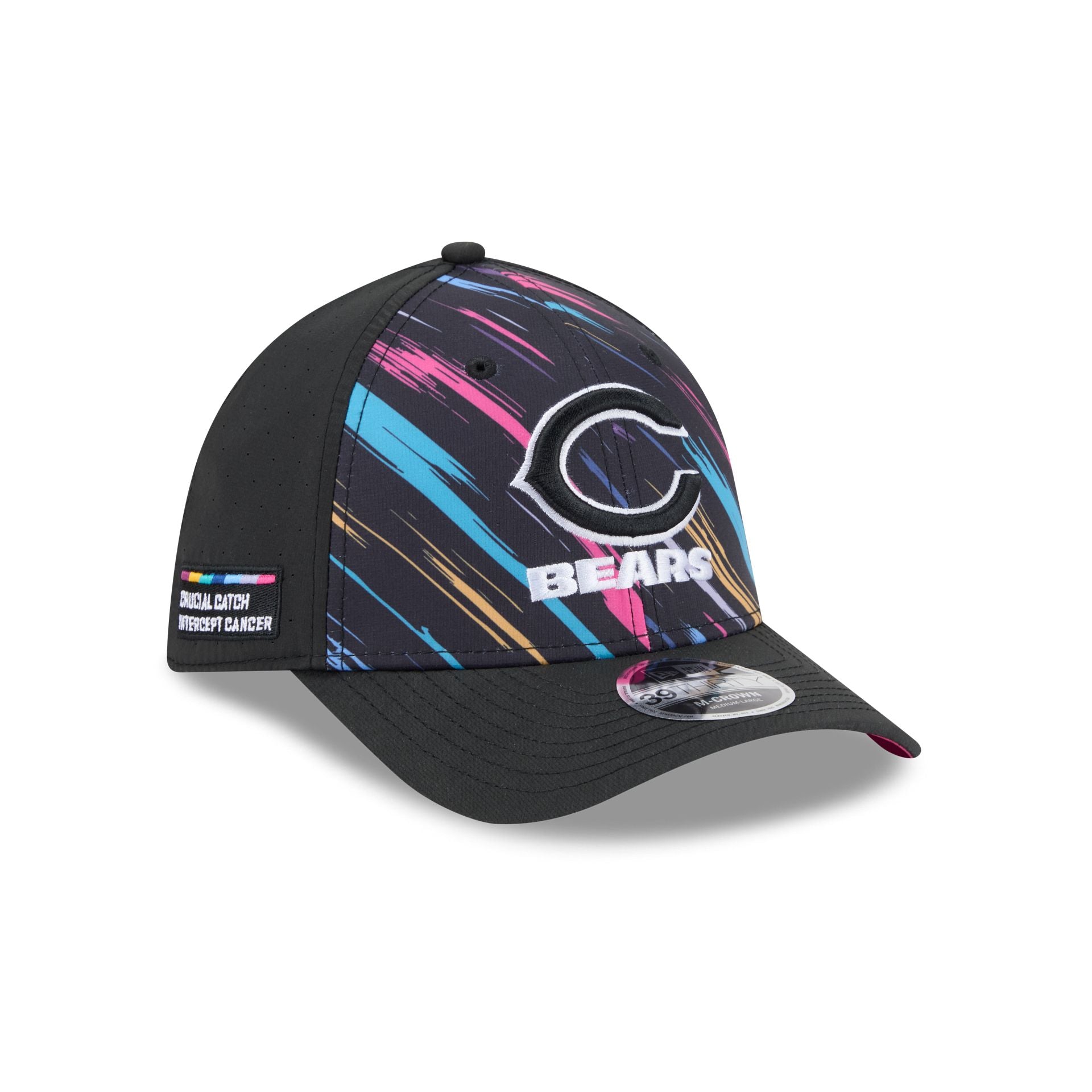 Chicago Bears 2026 Crucial Catch 39THIRTY M-Crown Stretch Fit Hat