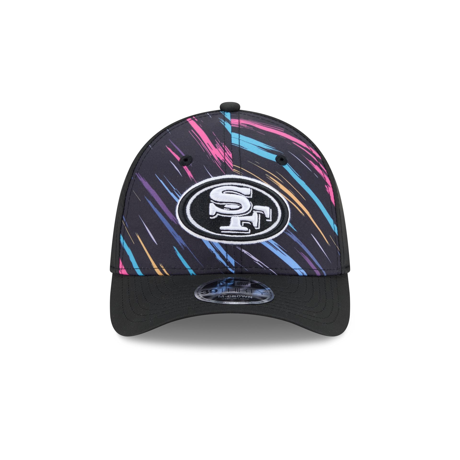 San Francisco 49ers 2026 Crucial Catch 39THIRTY M-Crown Stretch Fit Hat