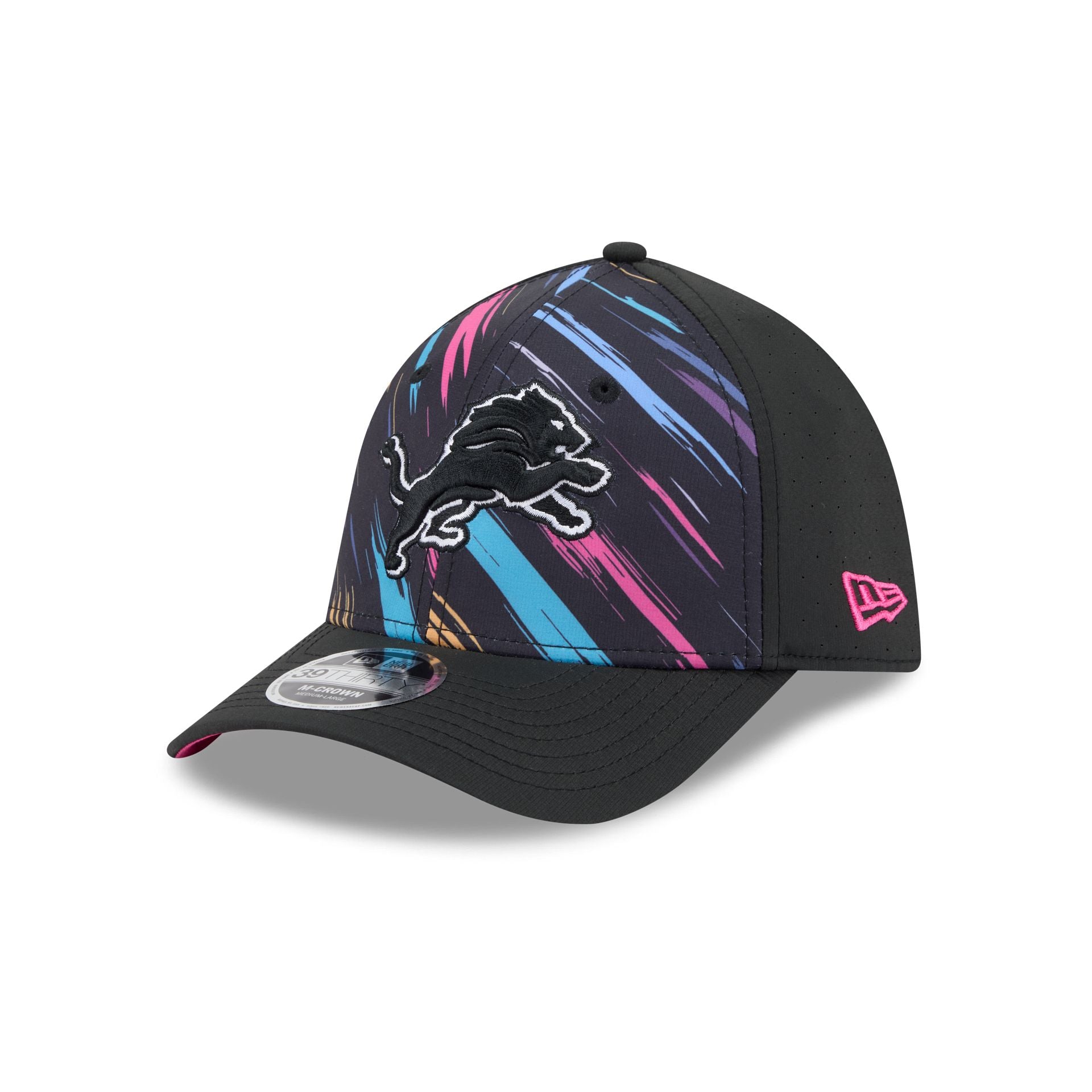 Detroit Lions 2026 Crucial Catch 39THIRTY M-Crown Stretch Fit Hat