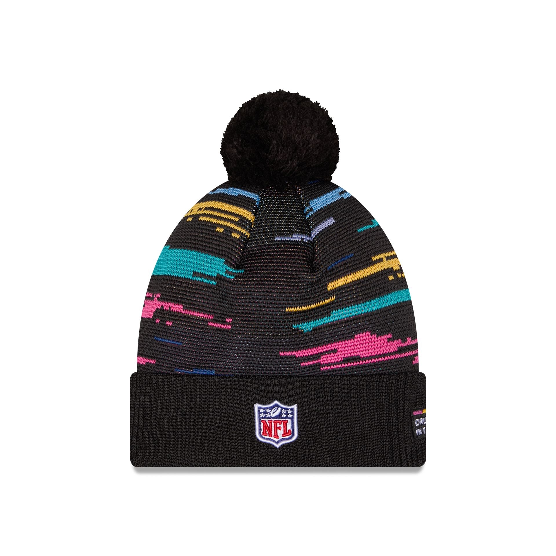 New York Giants 2026 Crucial Catch Pom Knit Hat