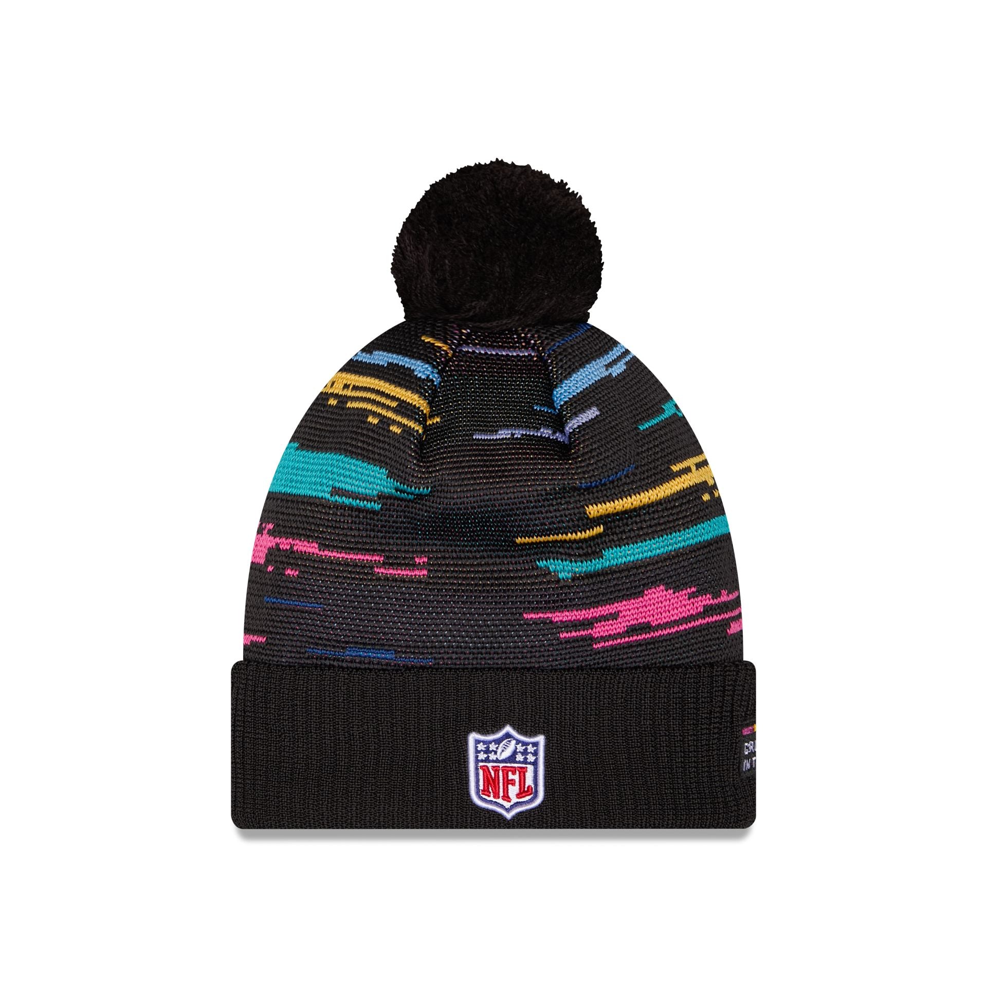 Los Angeles Rams 2026 Crucial Catch Pom Knit Hat