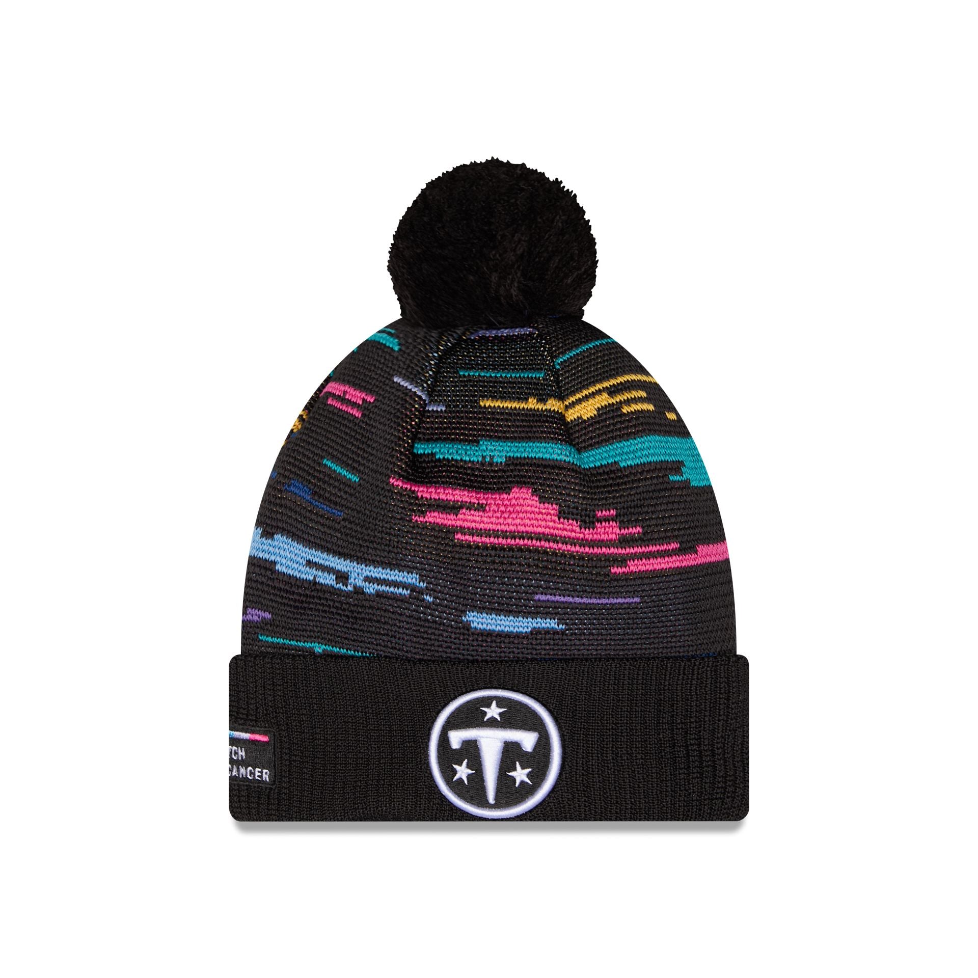 Tennessee Titans 2026 Crucial Catch Pom Knit Hat