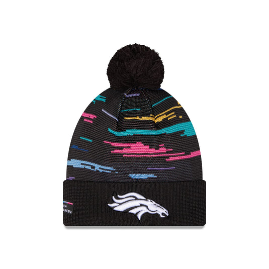 Denver Broncos 2026 Crucial Catch Pom Knit Hat