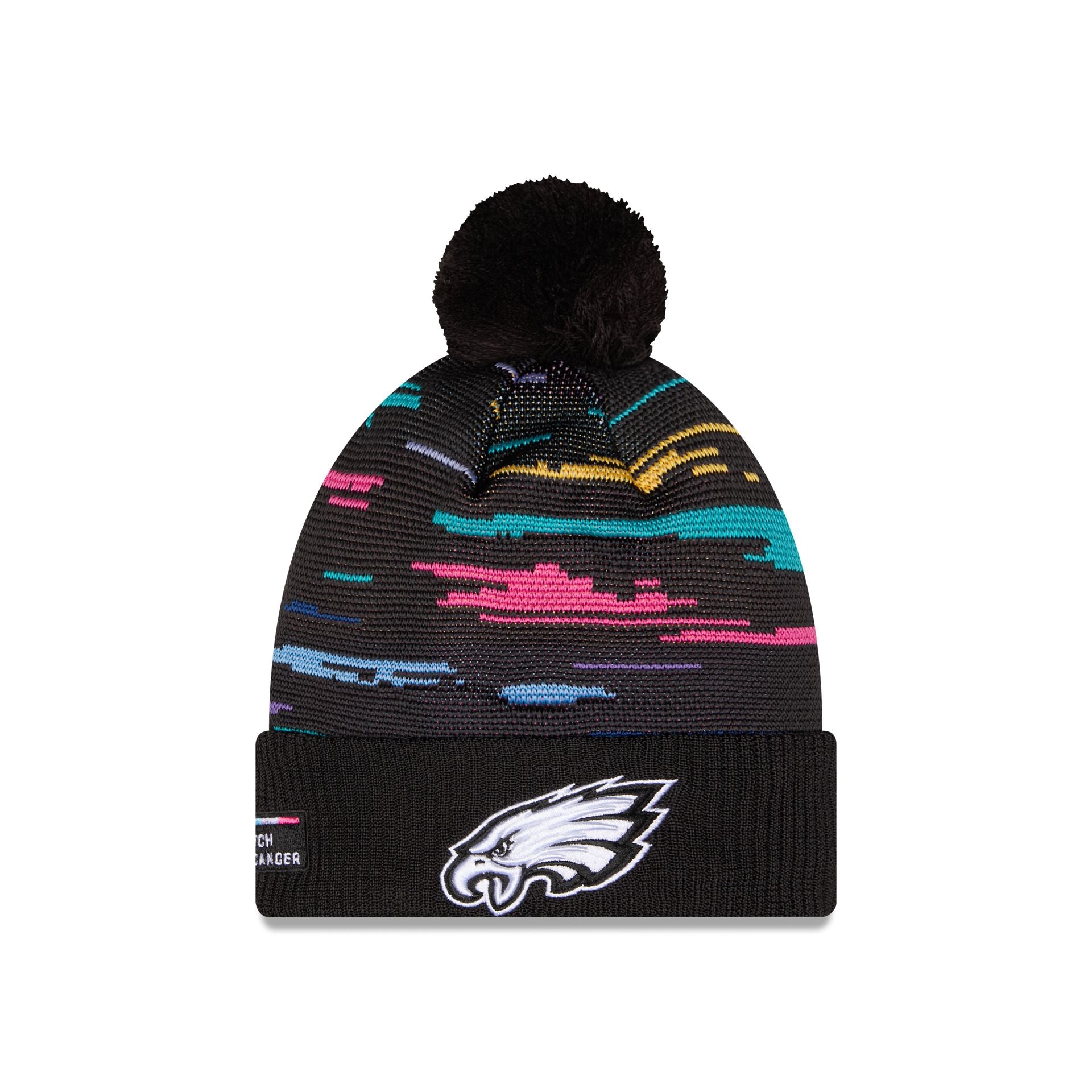 Philadelphia Eagles 2026 Crucial Catch Pom Knit Hat