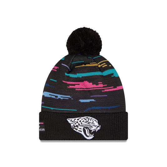 Jacksonville Jaguars 2026 Crucial Catch Pom Knit Hat