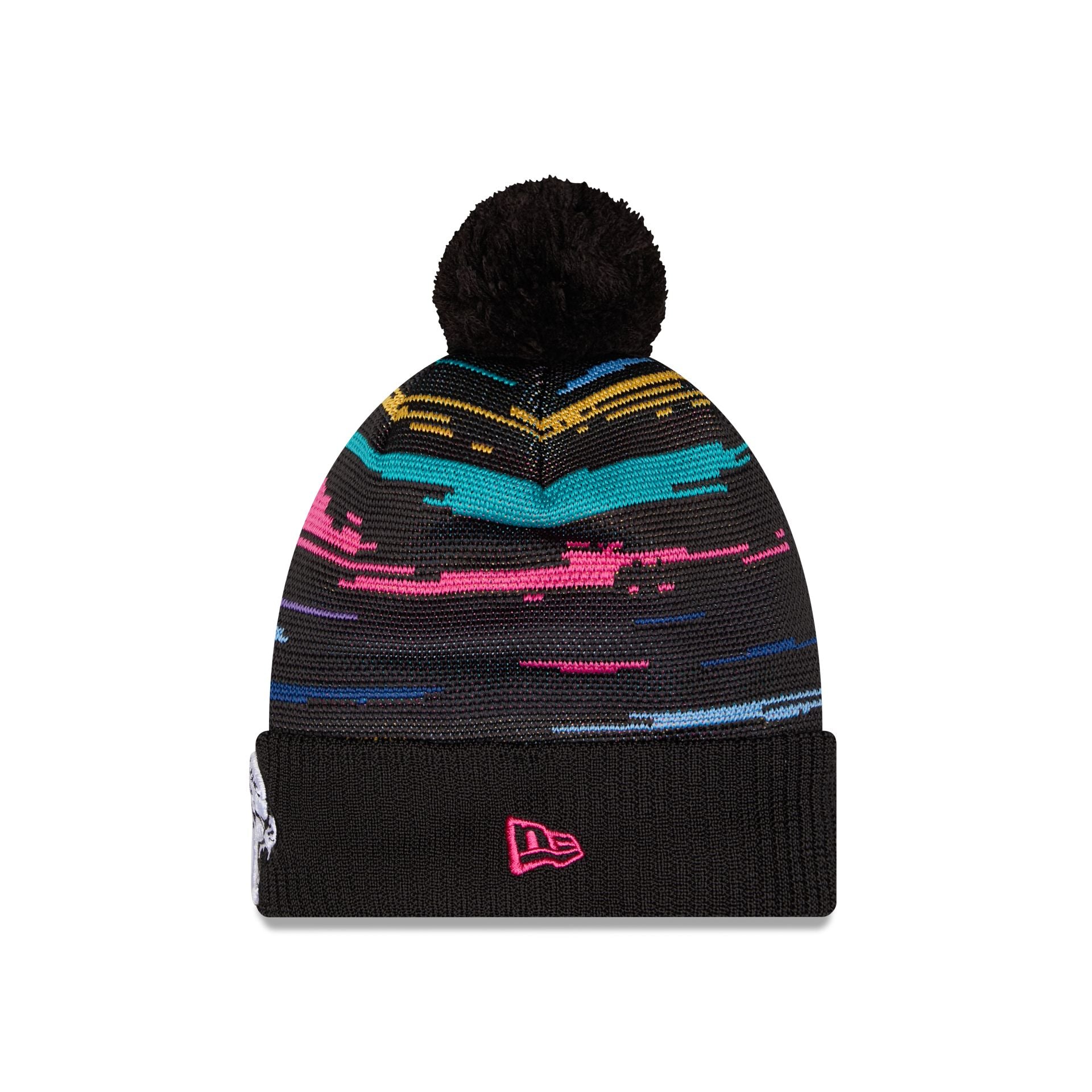 Jacksonville Jaguars 2026 Crucial Catch Pom Knit Hat