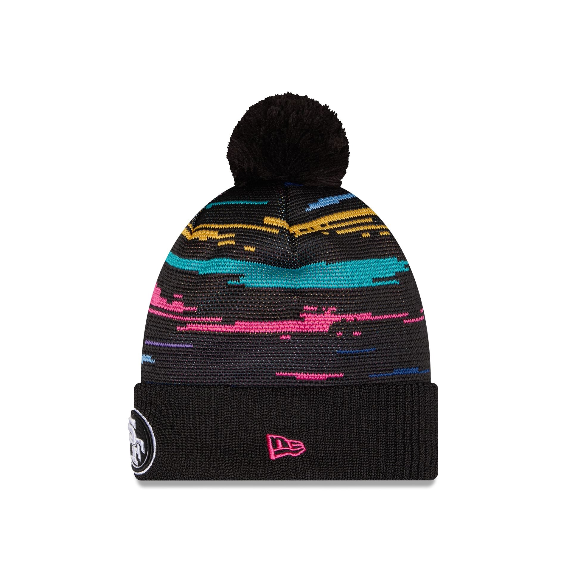 San Francisco 49ers 2026 Crucial Catch Pom Knit Hat