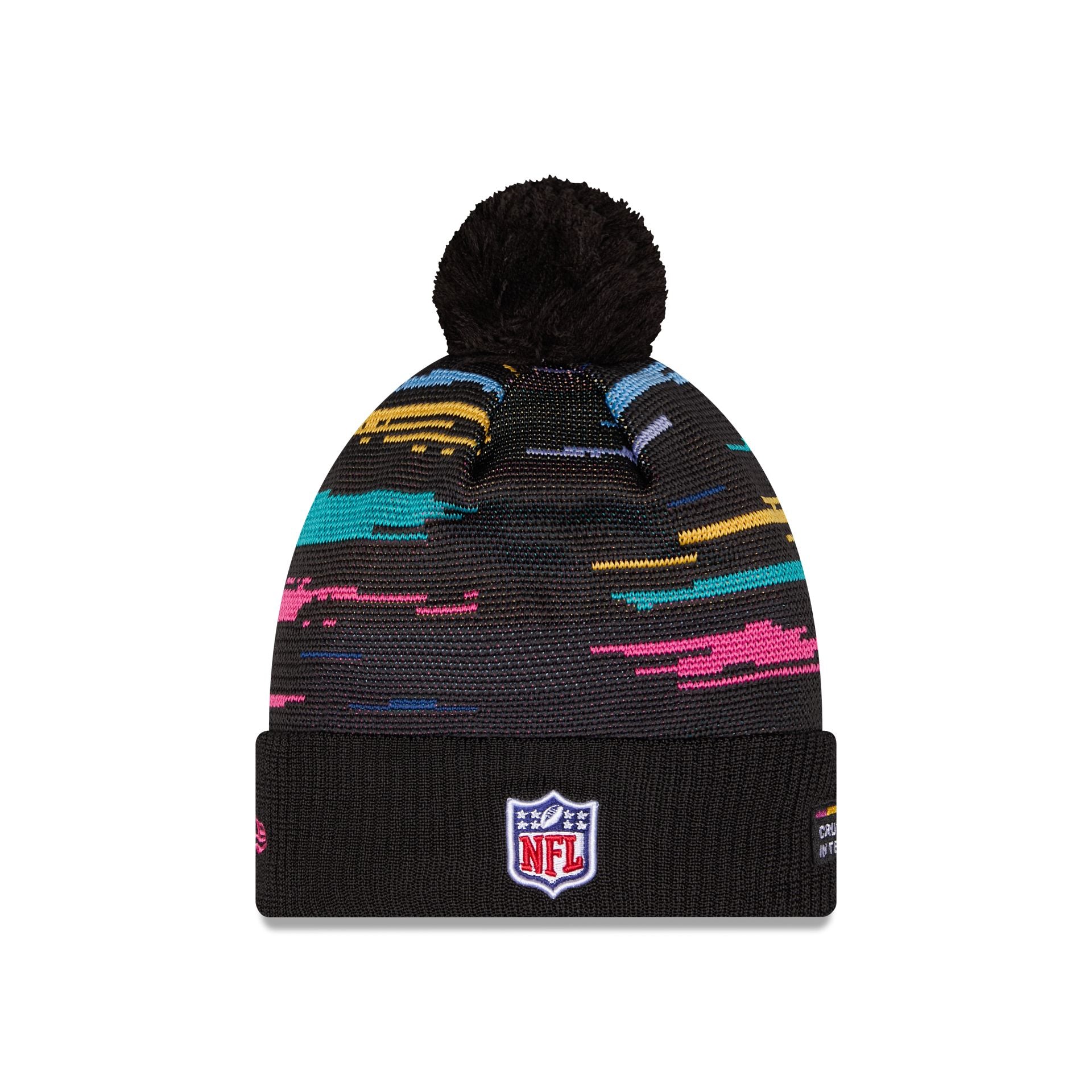 Pittsburgh Steelers 2026 Crucial Catch Pom Knit Hat
