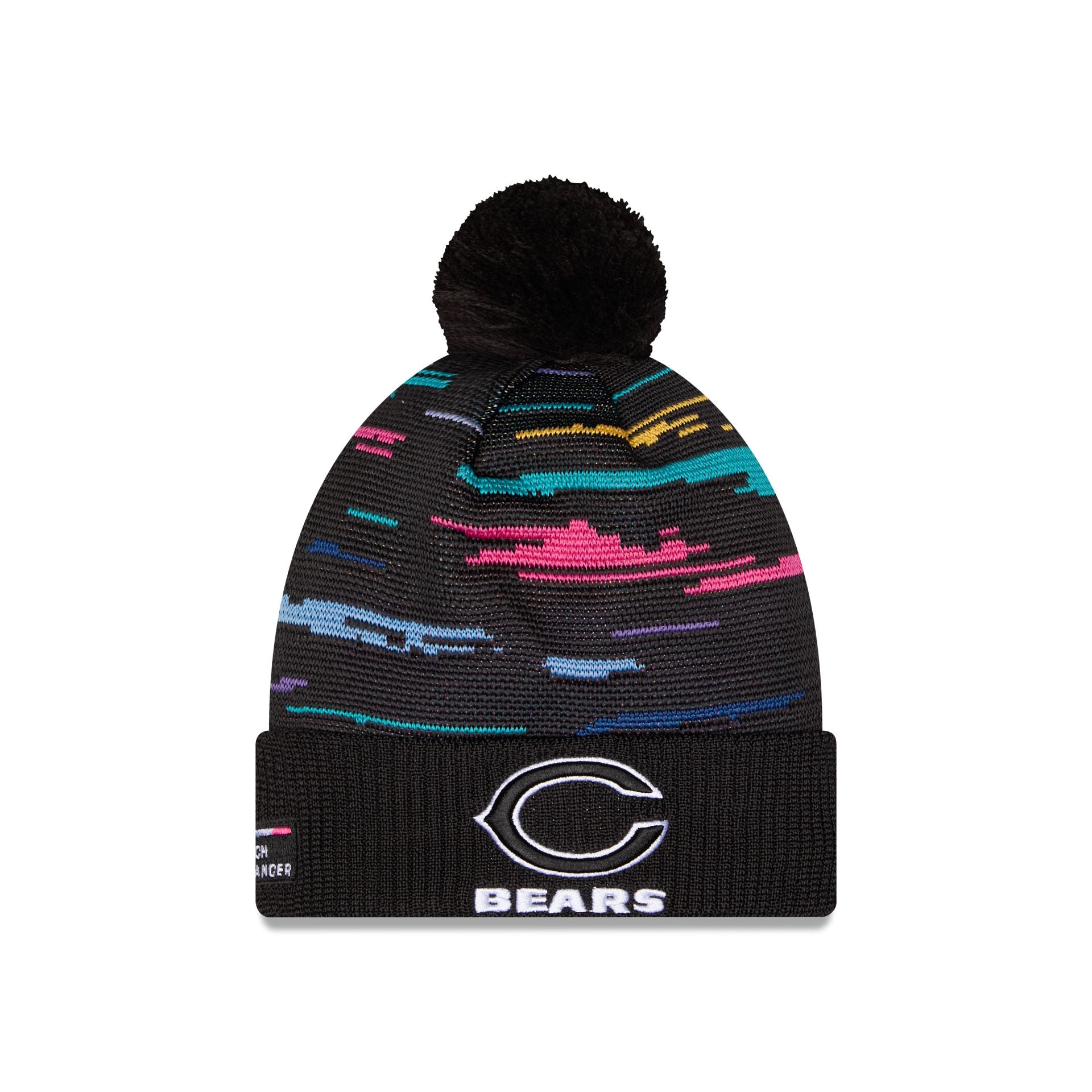 Chicago Bears 2026 Crucial Catch Pom Knit Hat