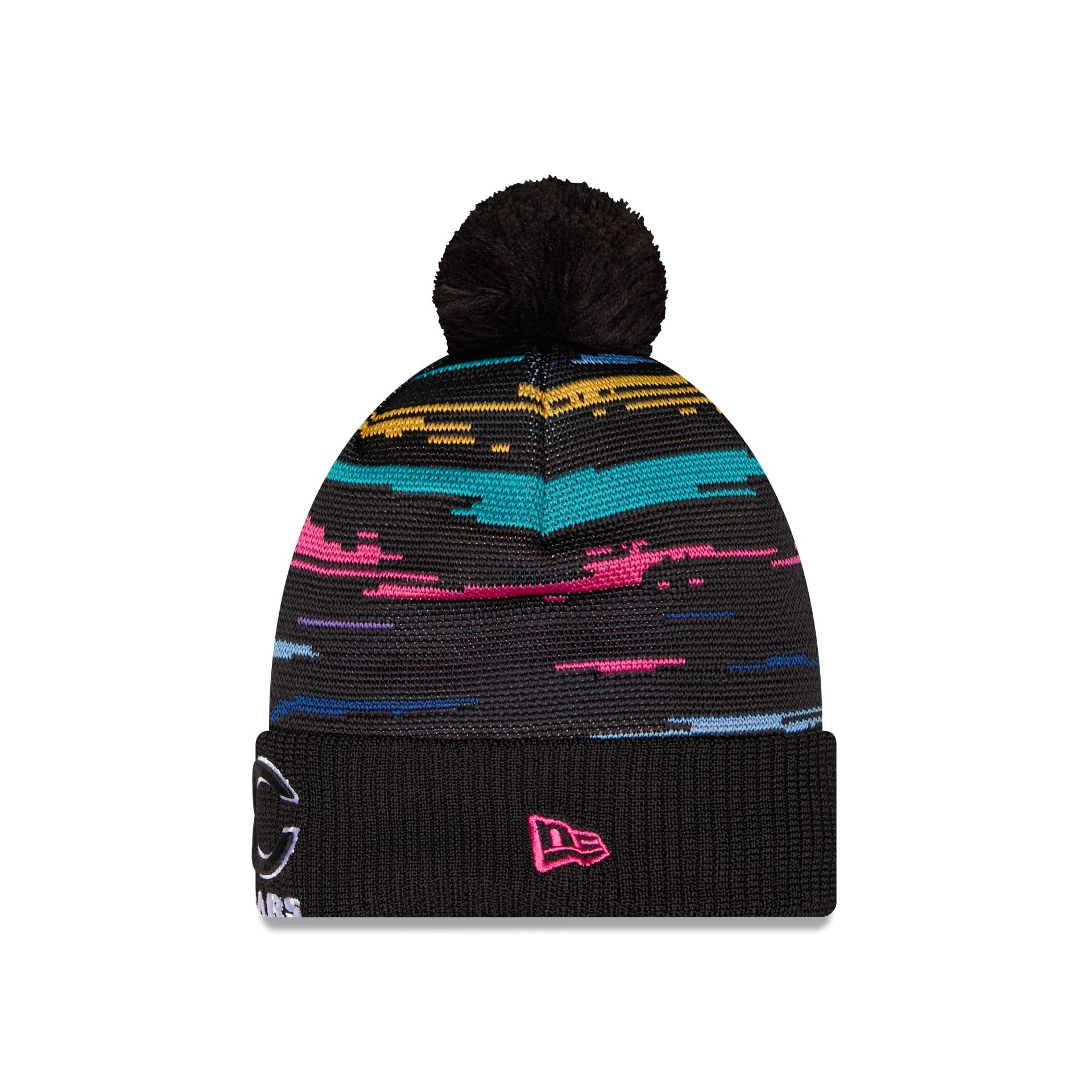 Chicago Bears 2026 Crucial Catch Pom Knit Hat