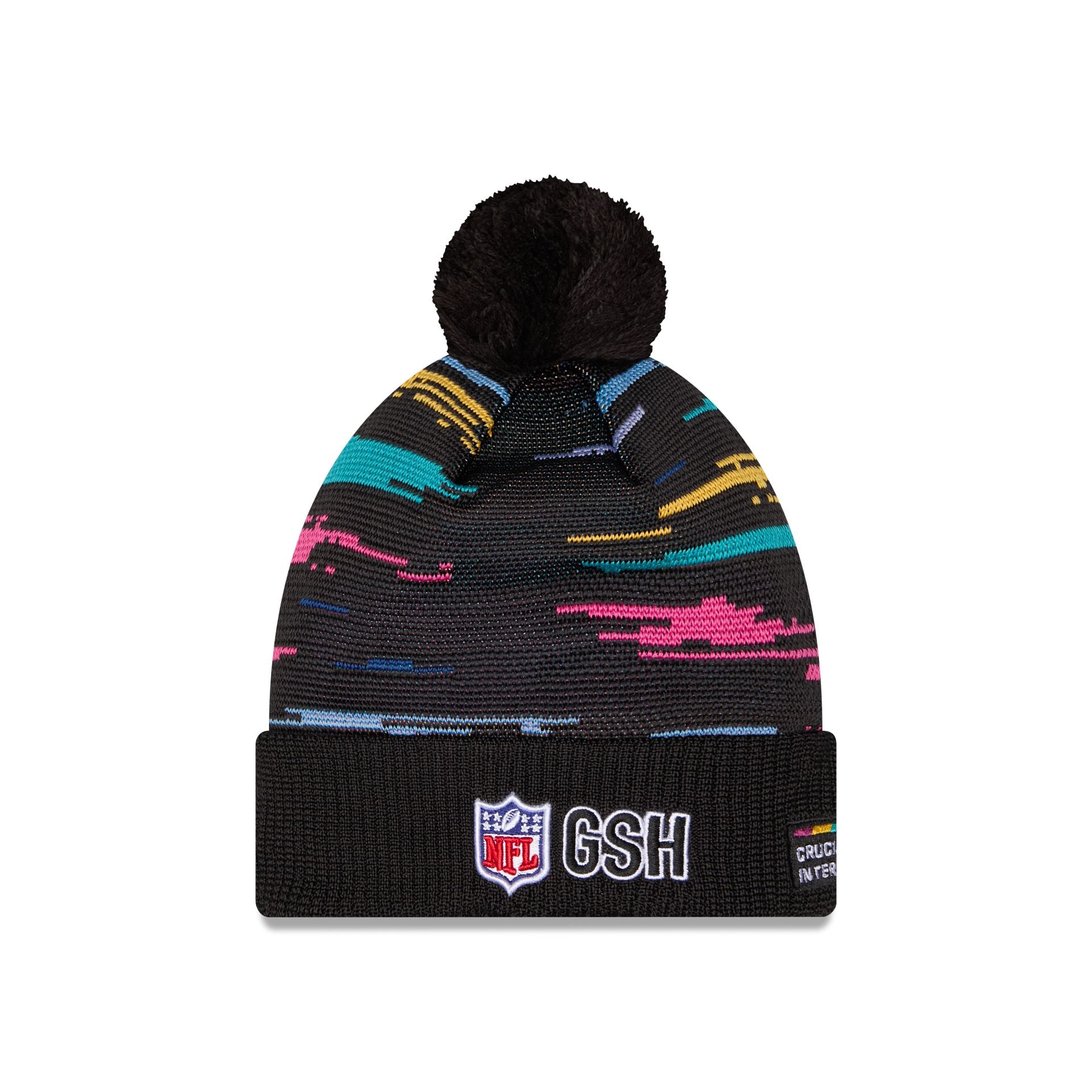 Chicago Bears 2026 Crucial Catch Pom Knit Hat