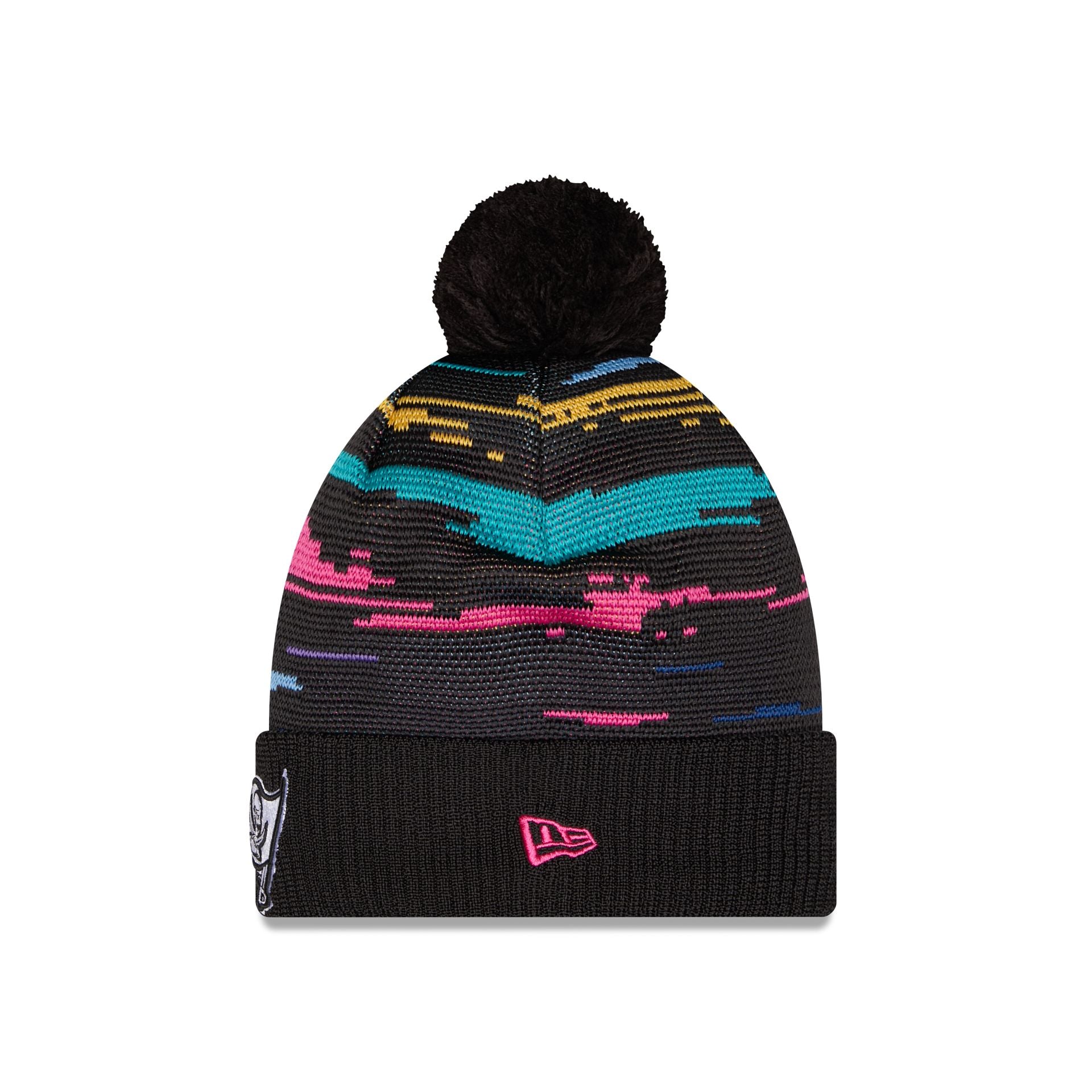 Tampa Bay Buccaneers 2026 Crucial Catch Pom Knit Hat