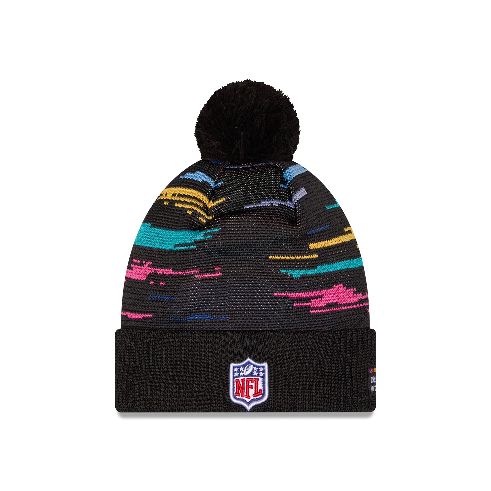 Detroit Lions 2026 Crucial Catch Pom Knit Hat