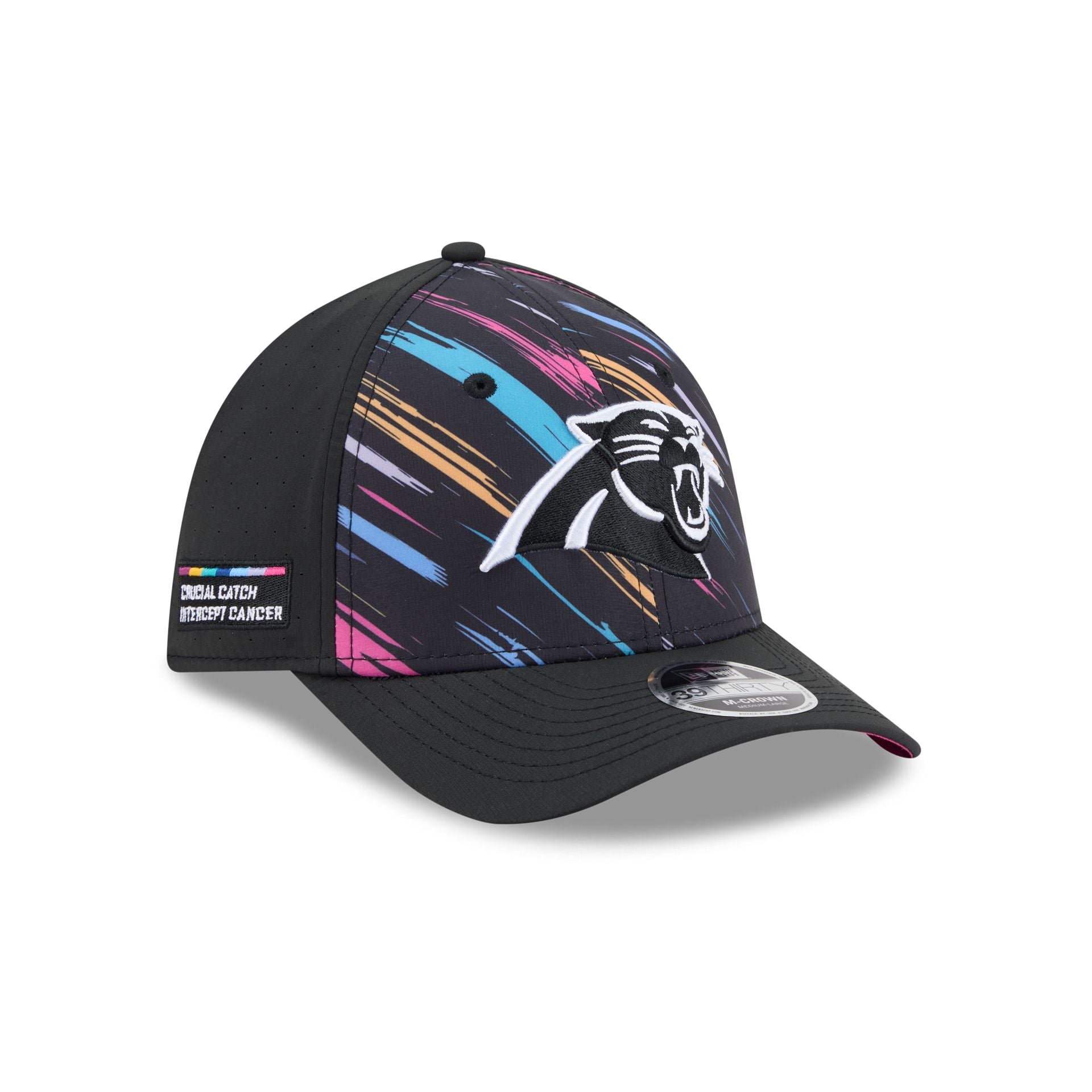 Carolina Panthers 2026 Crucial Catch 39THIRTY M-Crown Stretch Fit Hat