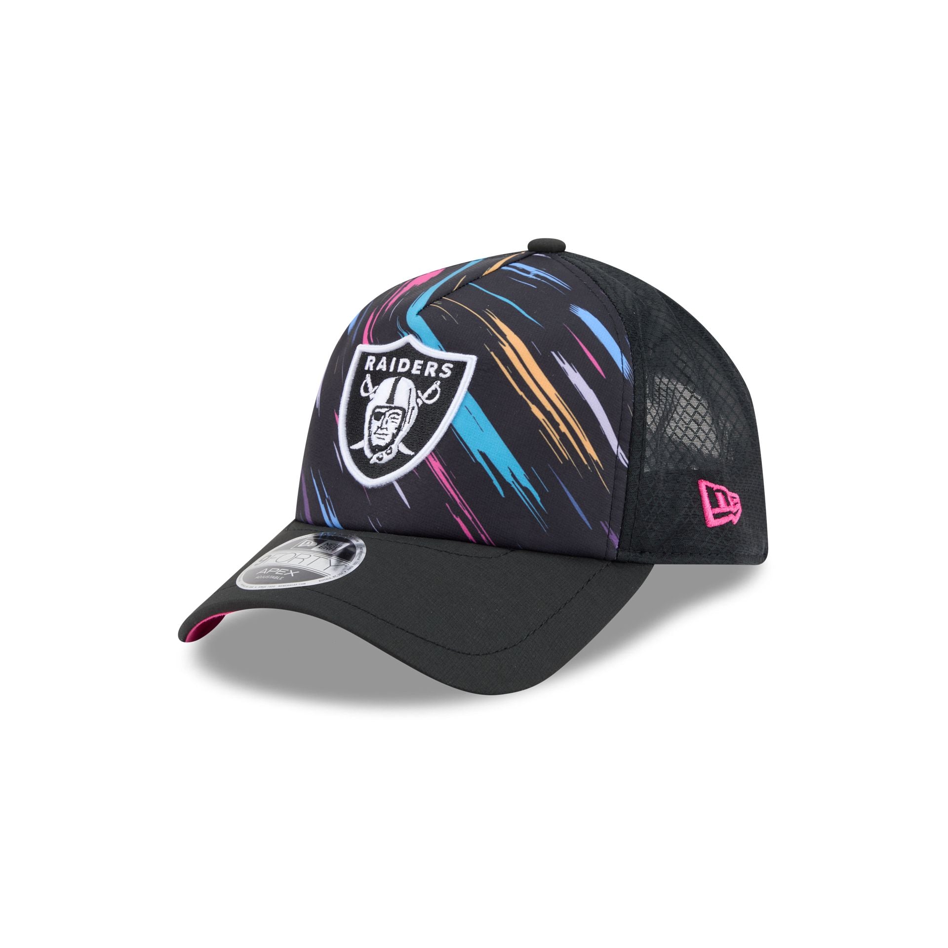 Las Vegas Raiders 2026 Crucial Catch 9FORTY APEX Snapback Hat