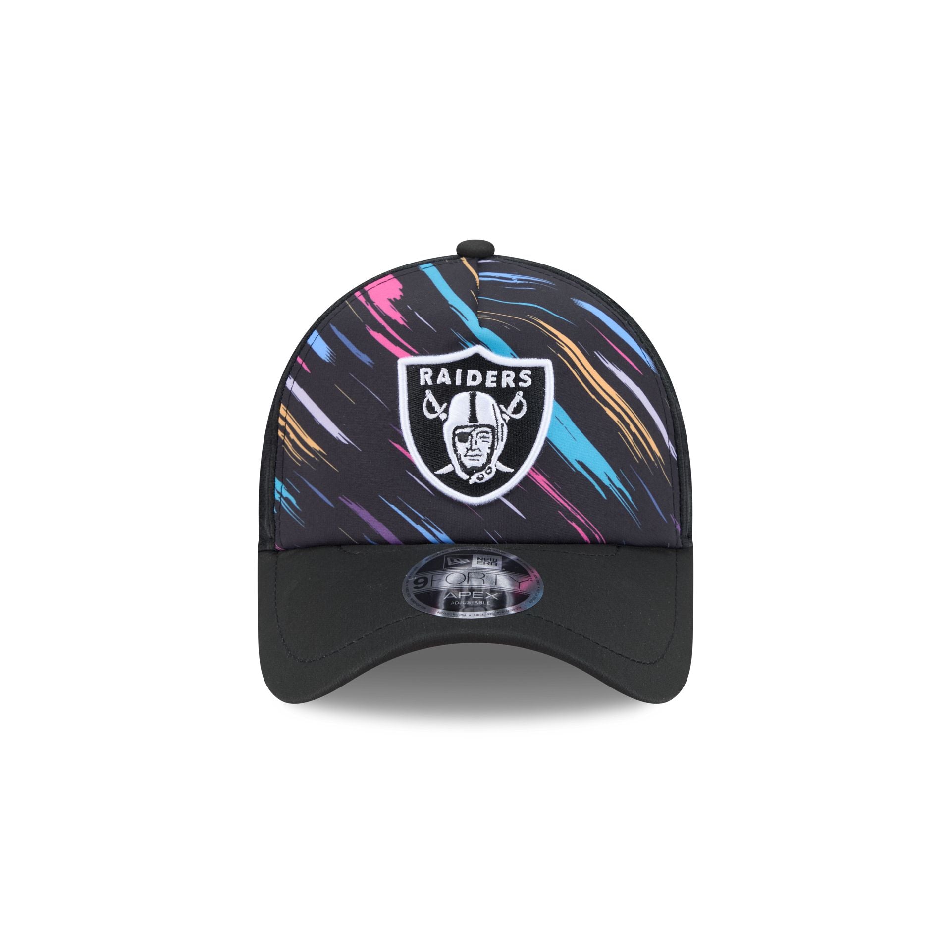 Las Vegas Raiders 2026 Crucial Catch 9FORTY APEX Snapback Hat