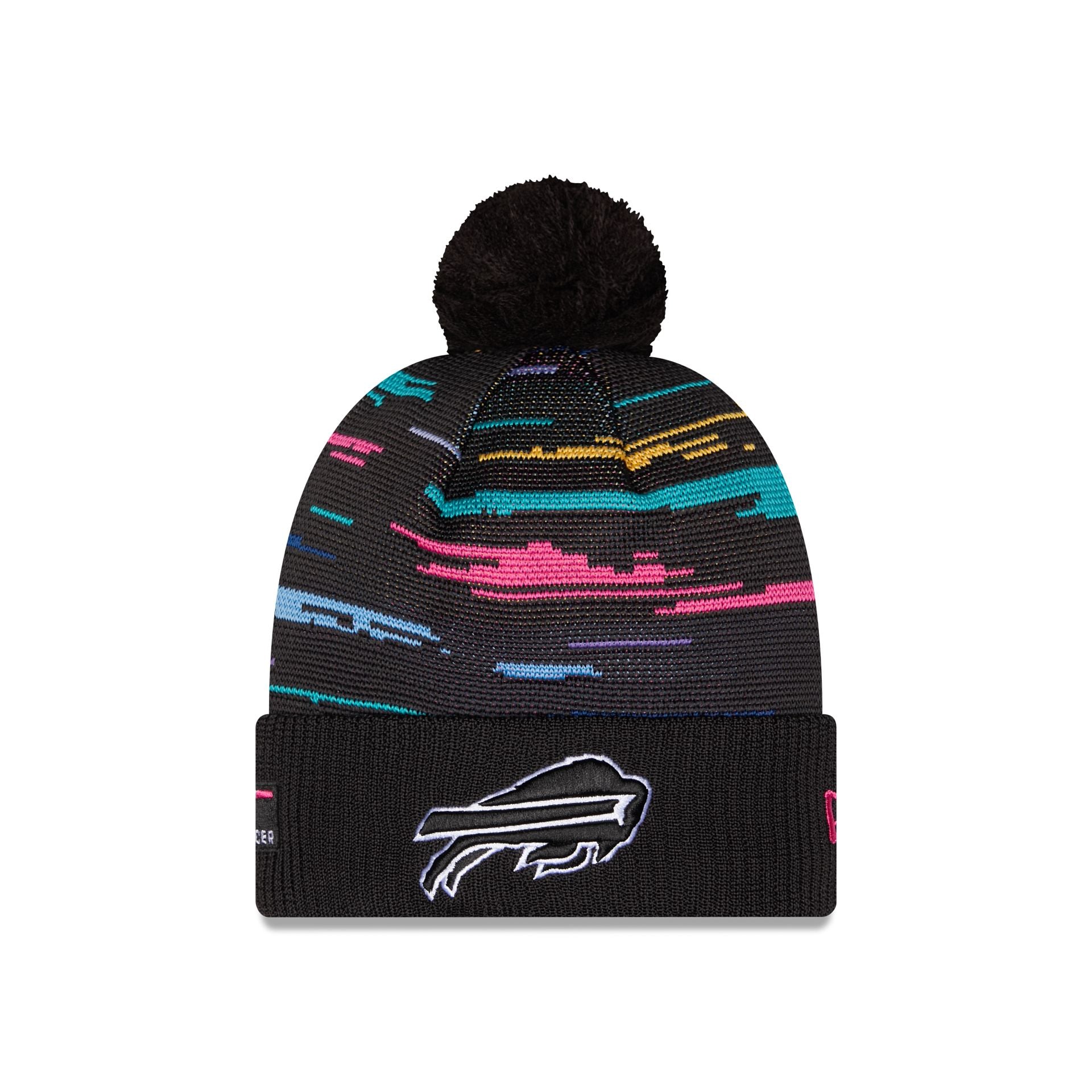 Buffalo Bills 2026 Crucial Catch Kids Pom Knit Hat