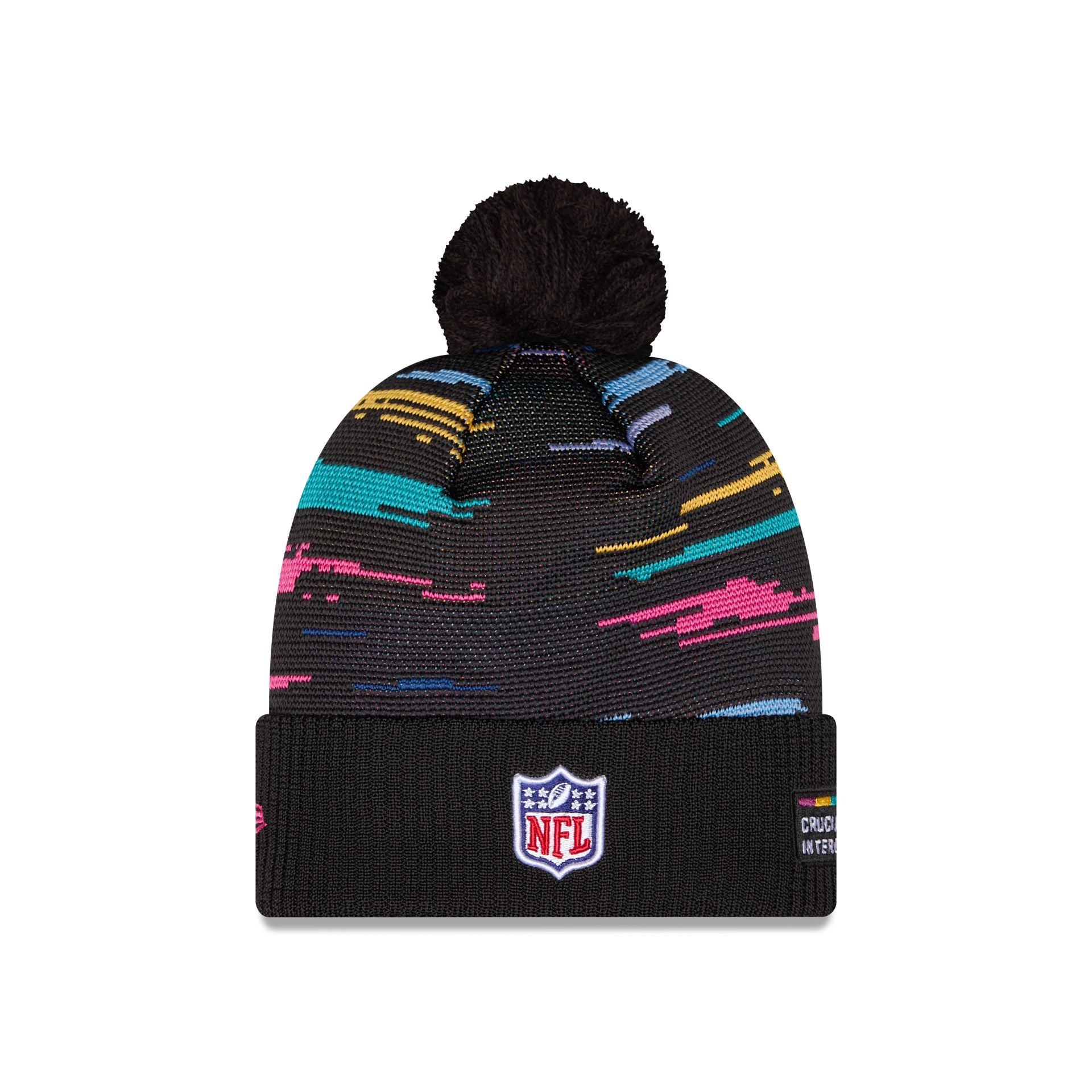 Buffalo Bills 2026 Crucial Catch Kids Pom Knit Hat