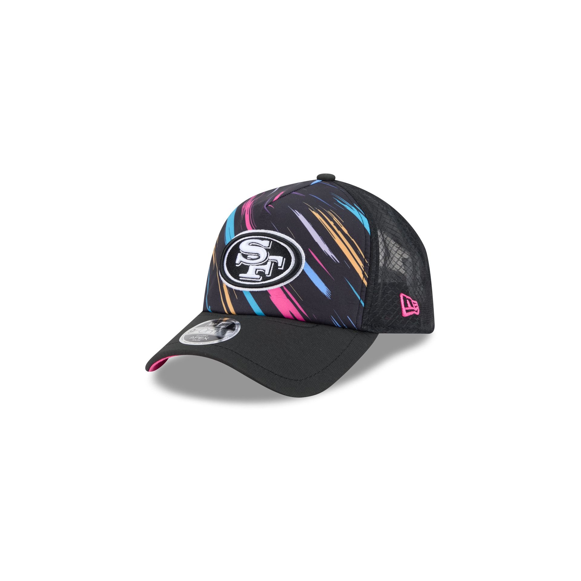 San Francisco 49ers 2026 Crucial Catch Kids 9FORTY APEX Snapback Hat