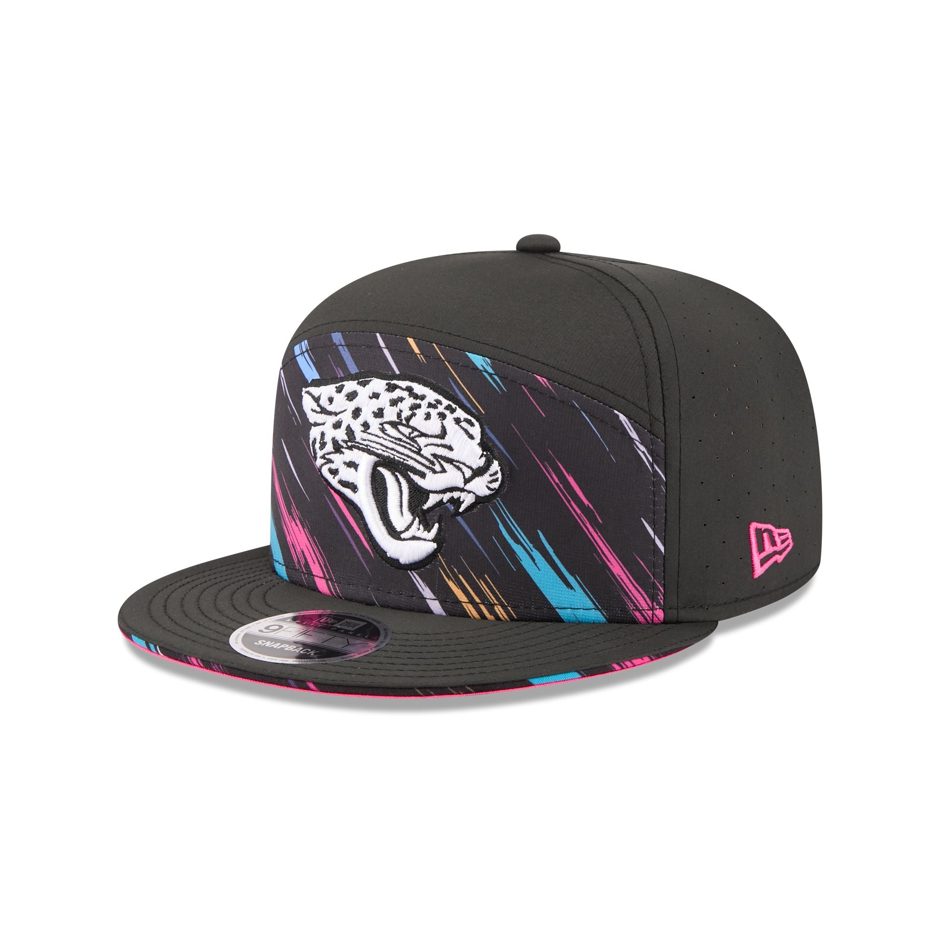 Jacksonville Jaguars 2026 Crucial Catch Split Panel 9FIFTY Snapback Hat