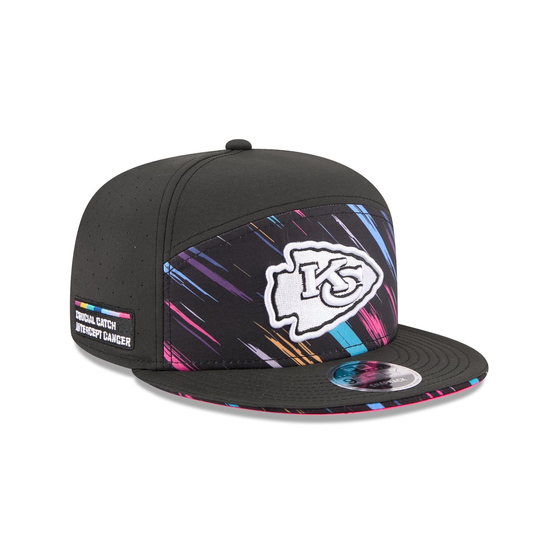 Kansas City Chiefs 2026 Crucial Catch Split Panel 9FIFTY Snapback Hat