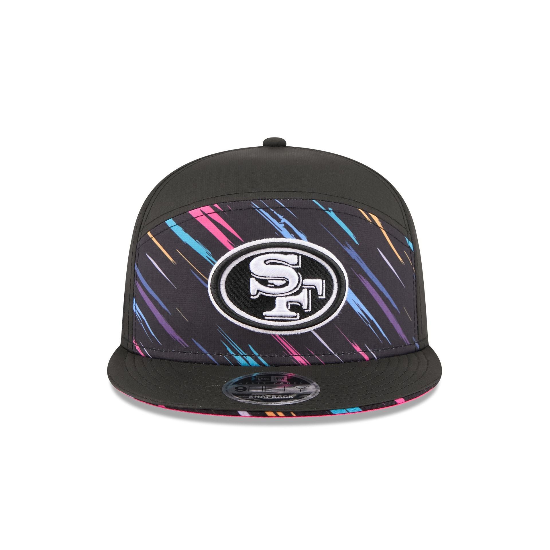 San Francisco 49ers 2026 Crucial Catch Split Panel 9FIFTY Snapback Hat
