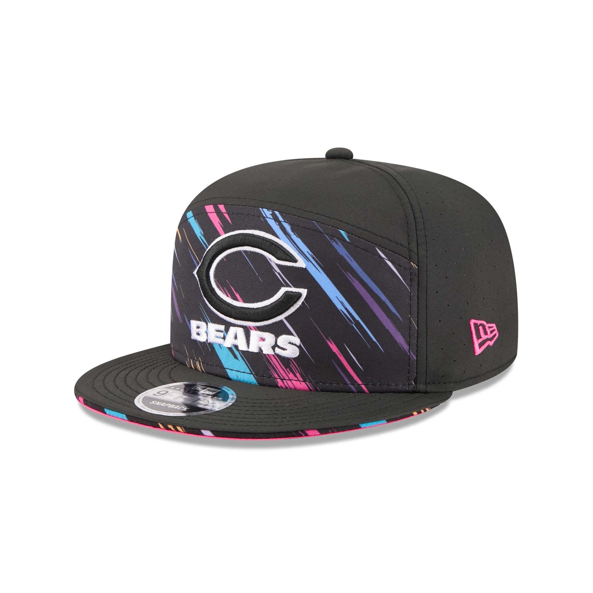 Chicago Bears 2026 Crucial Catch Split Panel 9FIFTY Snapback Hat