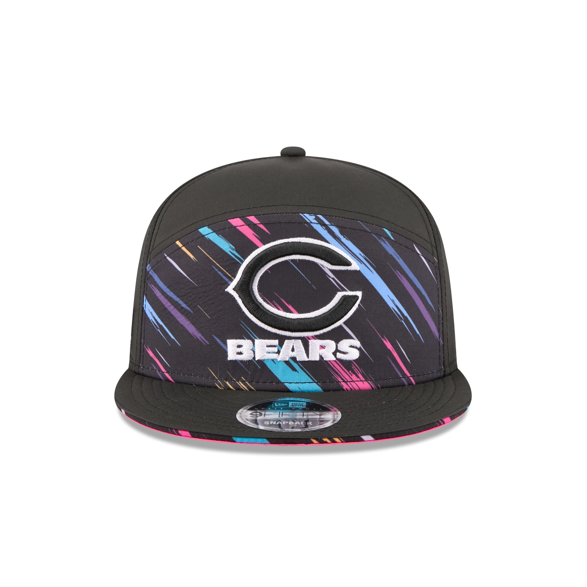 Chicago Bears 2026 Crucial Catch Split Panel 9FIFTY Snapback Hat