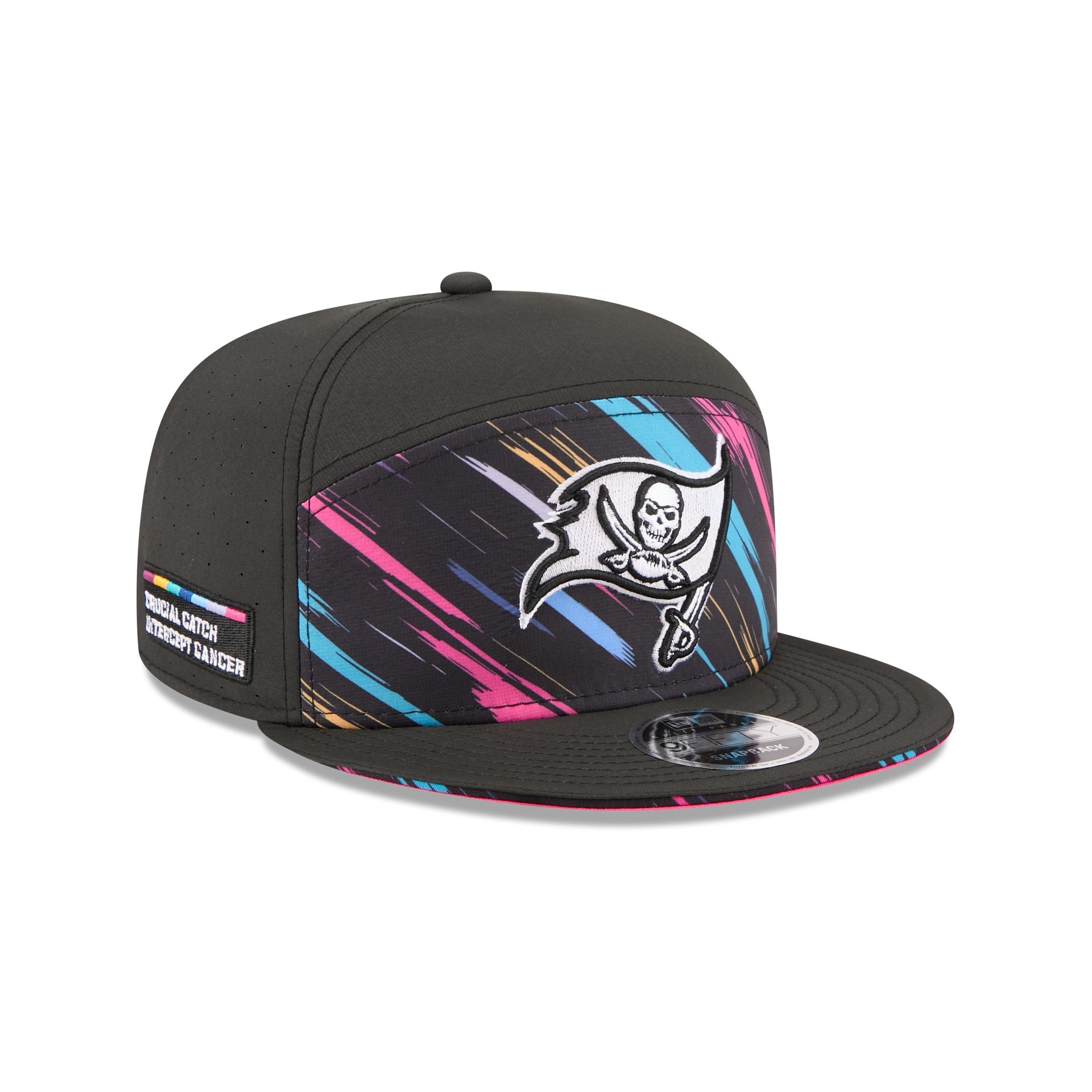 Tampa Bay Buccaneers 2026 Crucial Catch Split Panel 9FIFTY Snapback Hat