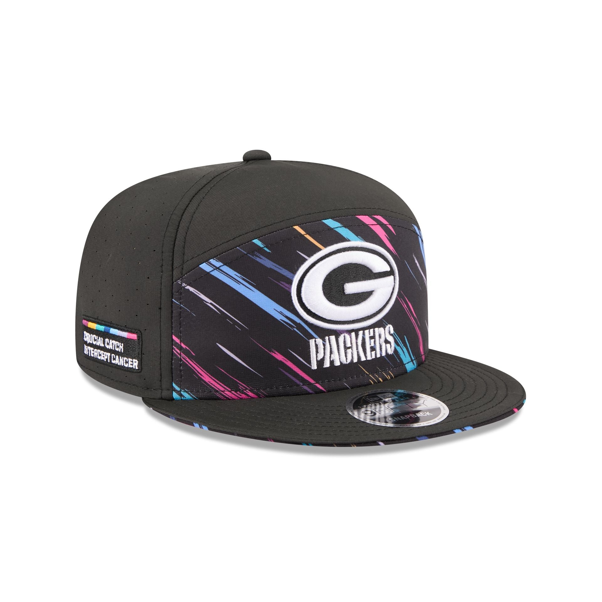 Green Bay Packers 2026 Crucial Catch Split Panel 9FIFTY Snapback Hat