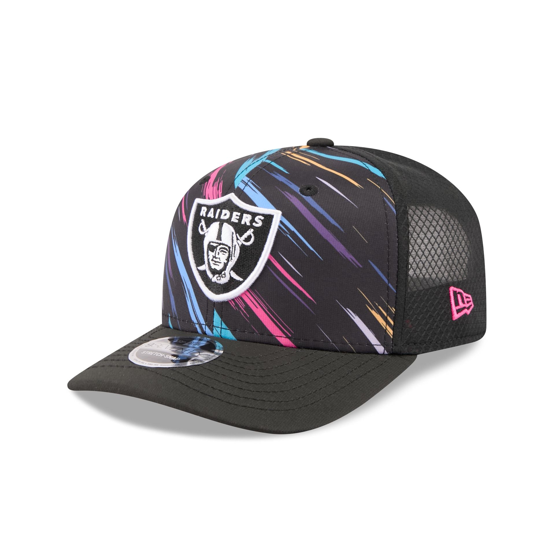 Las Vegas Raiders 2026 Crucial Catch 9SEVENTY Trucker Hat – New