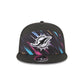 Miami Dolphins 2026 Crucial Catch Split Panel 9FIFTY Snapback Hat