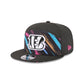 Cincinnati Bengals 2026 Crucial Catch Split Panel 9FIFTY Snapback Hat