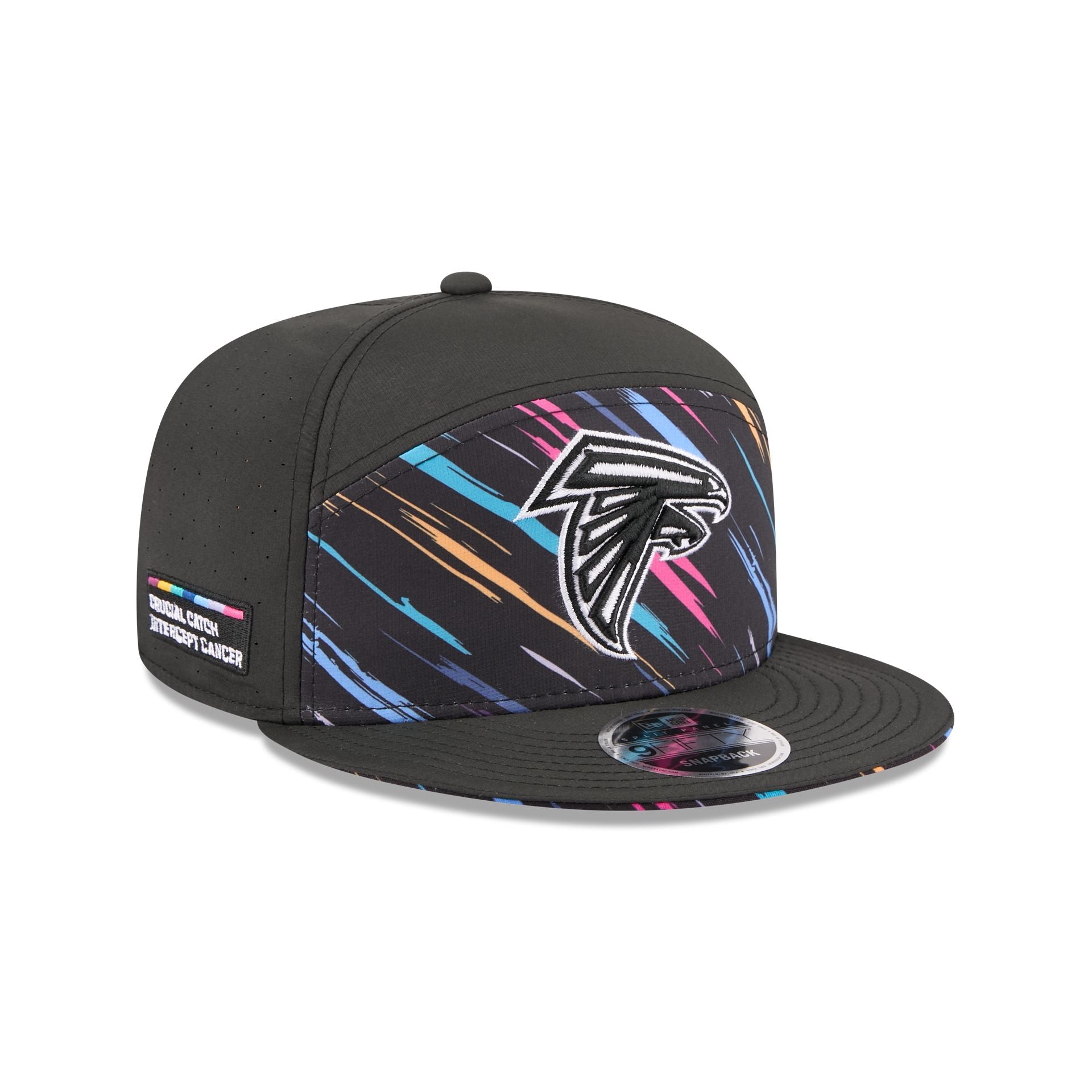 Atlanta Falcons 2026 Crucial Catch Split Panel 9FIFTY Snapback Hat