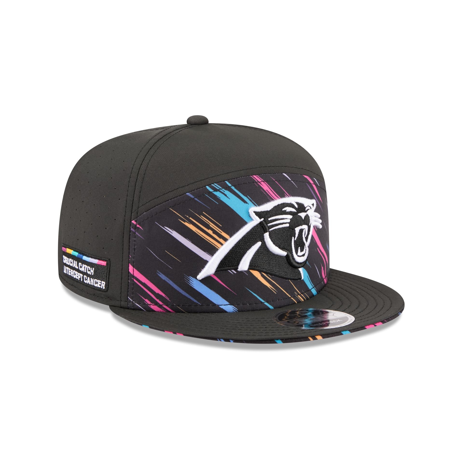 Carolina Panthers 2026 Crucial Catch Split Panel 9FIFTY Snapback Hat