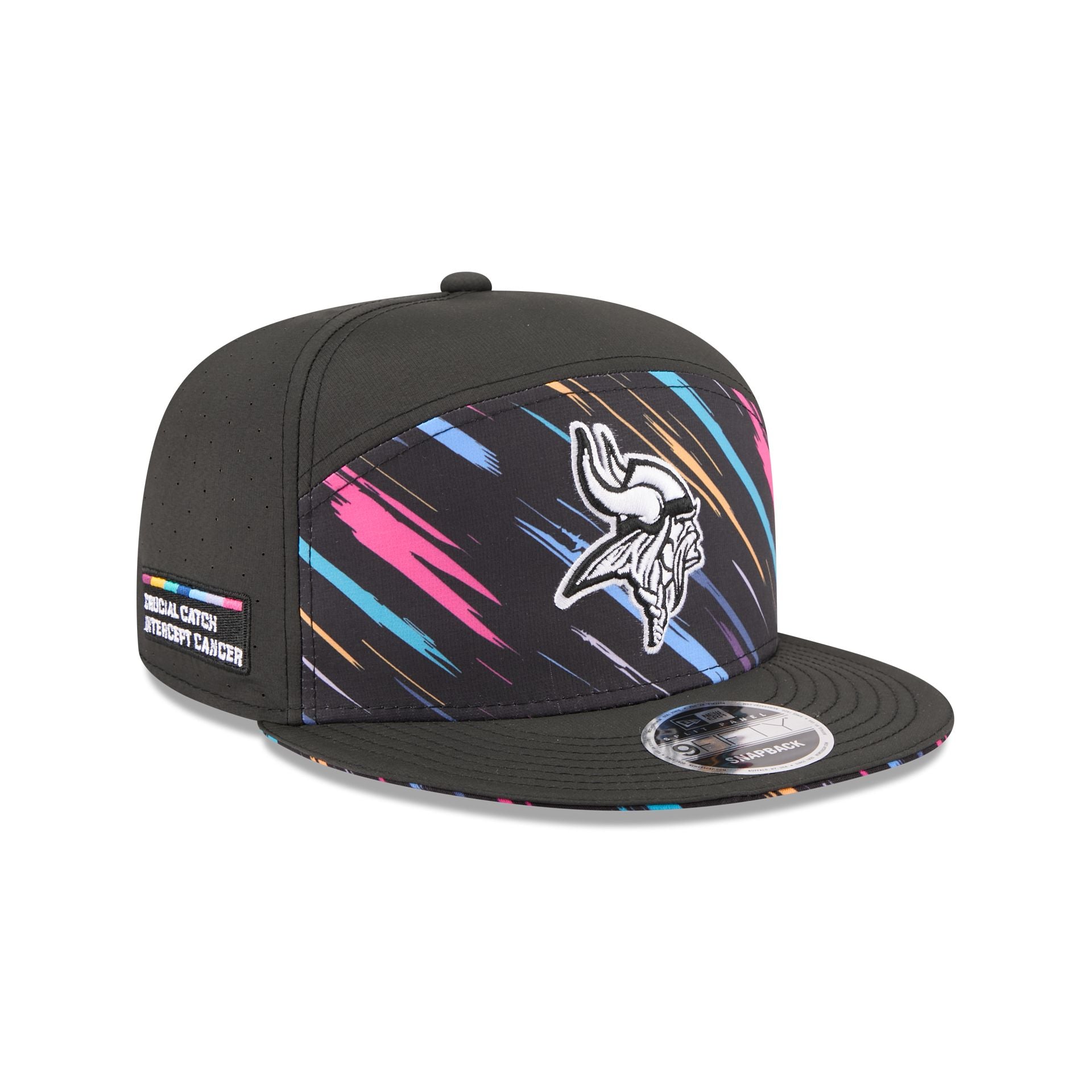 Minnesota Vikings 2026 Crucial Catch Split Panel 9FIFTY Snapback Hat