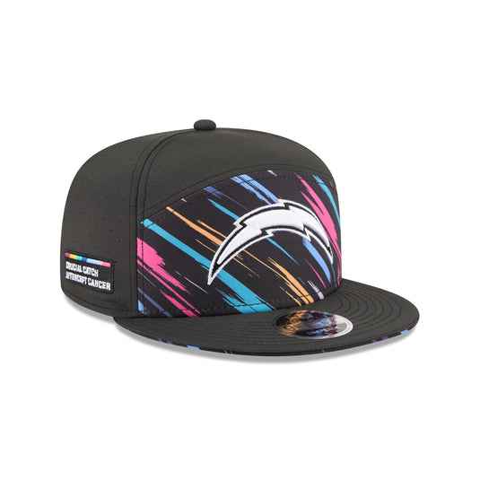 Los Angeles Chargers 2026 Crucial Catch Split Panel 9FIFTY Snapback Hat