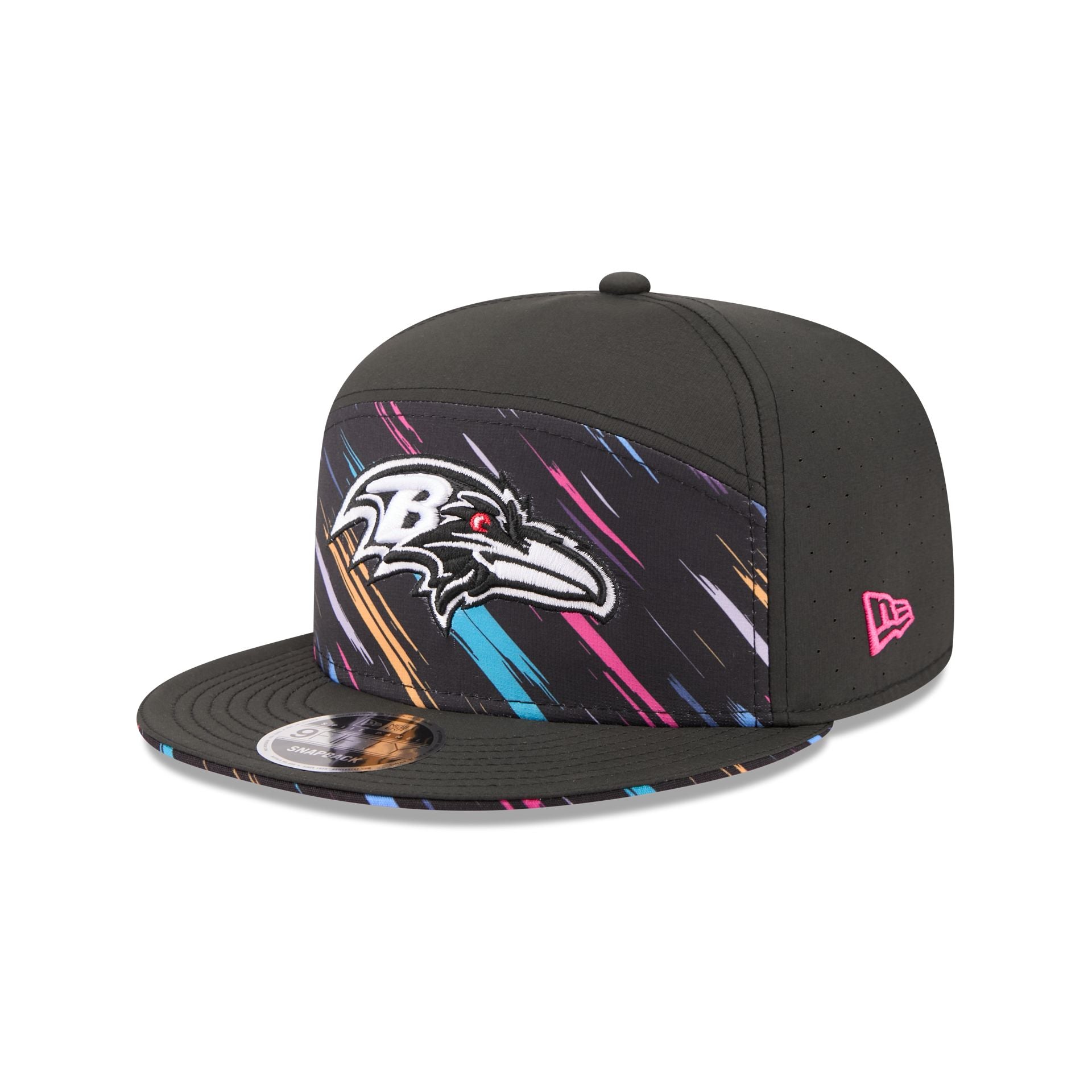 Baltimore Ravens 2026 Crucial Catch Split Panel 9FIFTY Snapback Hat