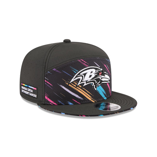 Baltimore Ravens 2026 Crucial Catch Split Panel 9FIFTY Snapback Hat