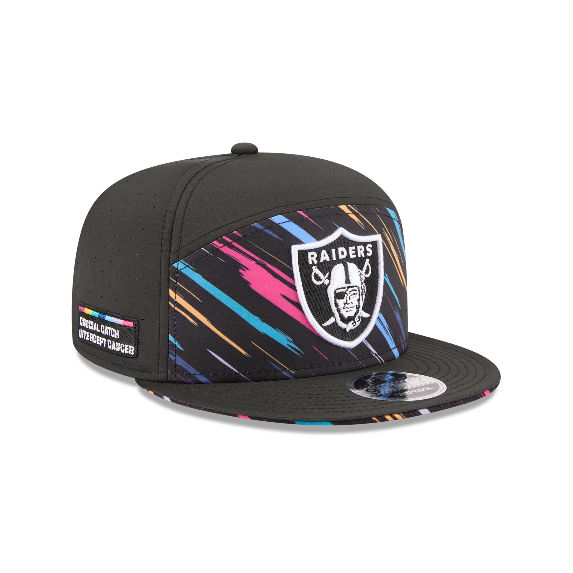 Las Vegas Raiders 2026 Crucial Catch Split Panel 9FIFTY Snapback