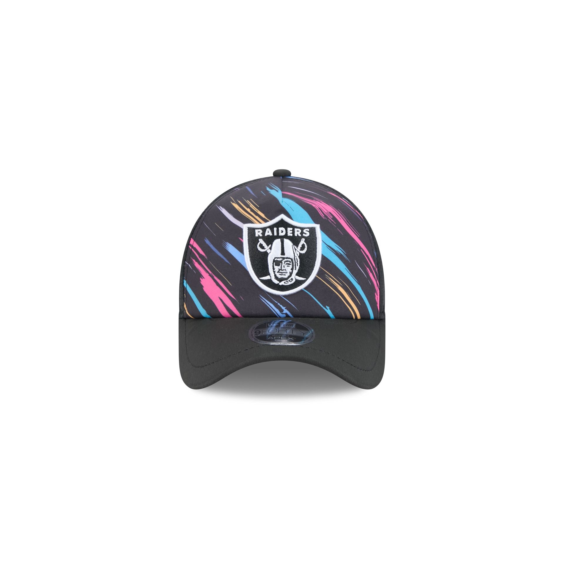 Las Vegas Raiders 2026 Crucial Catch Kids 9FORTY APEX Snapback Hat