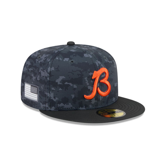Chicago Bears 2026 Salute to Service Alt 59FIFTY Fitted Hat