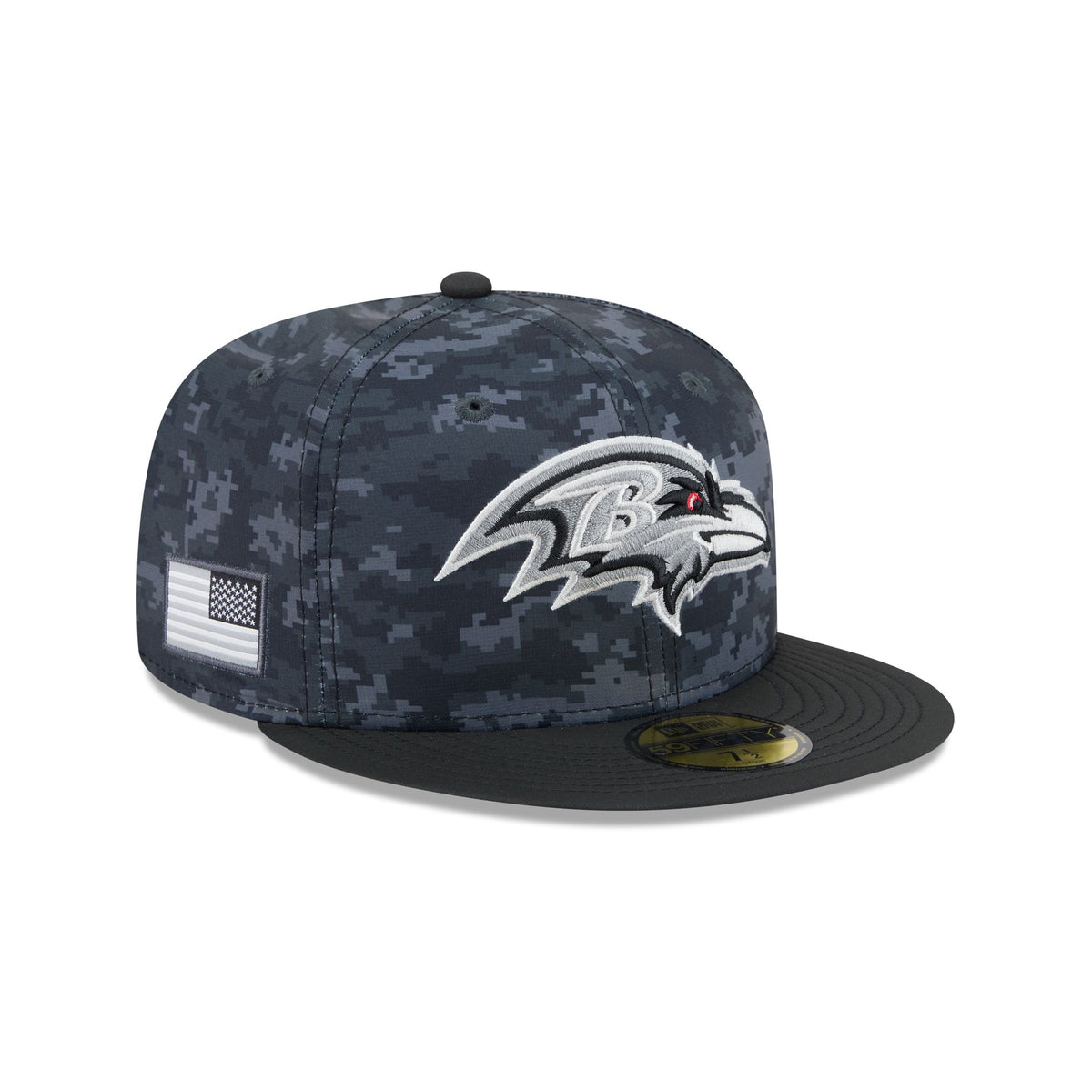 Baltimore Ravens 2026 Salute to Service 59FIFTY Fitted Hat