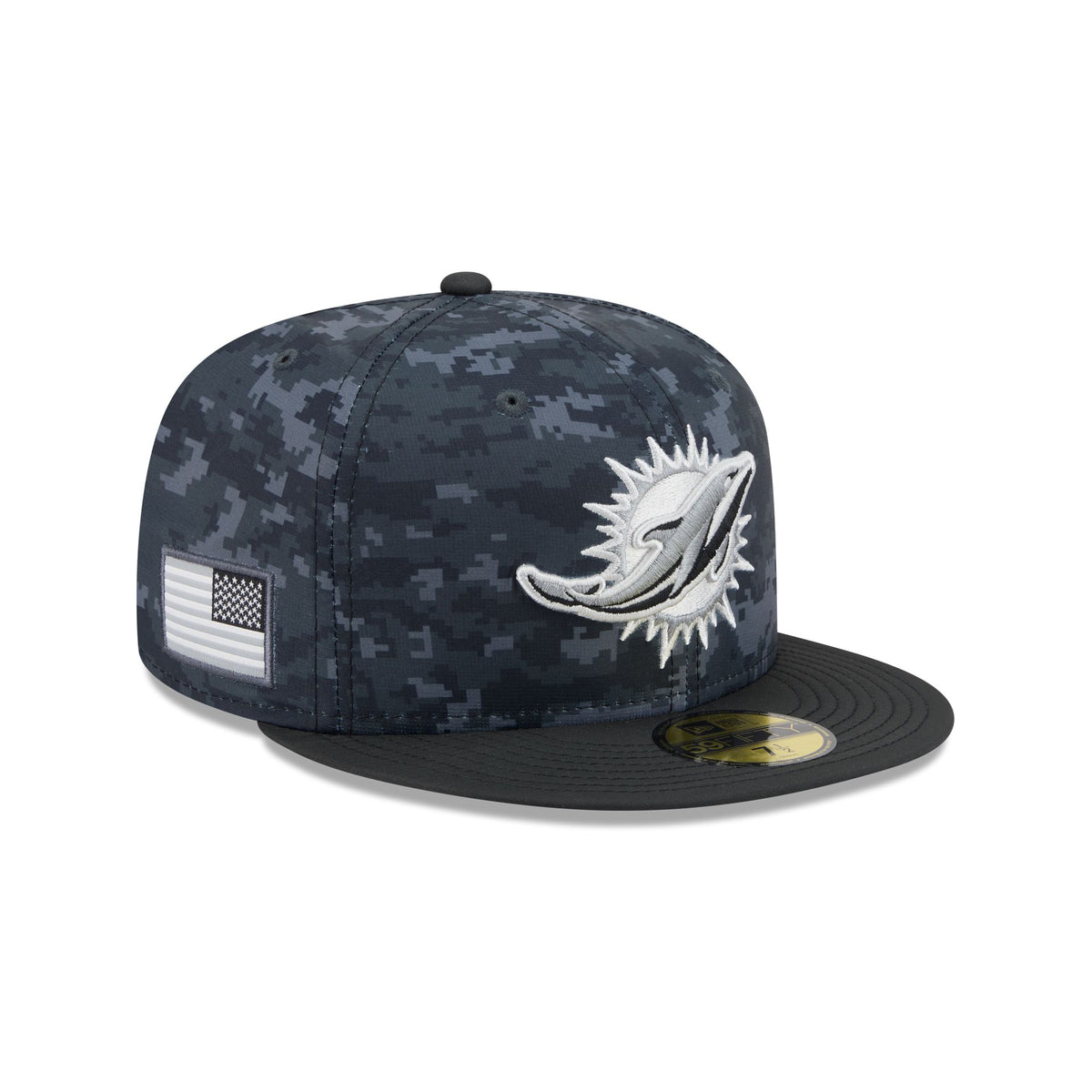 Miami Dolphins 2026 Salute to Service 59FIFTY Fitted Hat