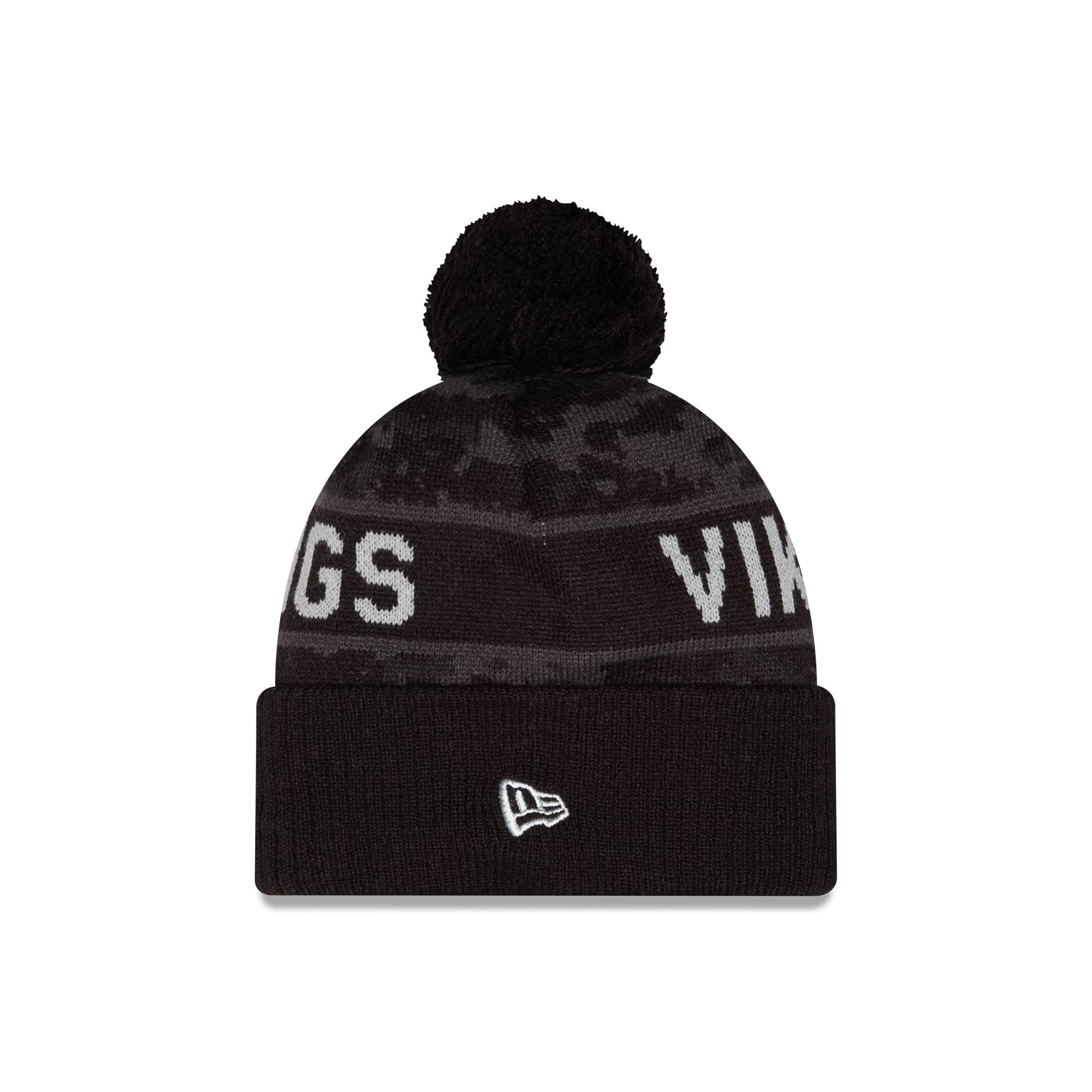 Minnesota Vikings 2026 Salute to Service Pom Knit Hat – New Era Cap