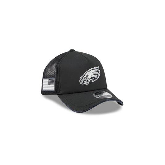 Philadelphia Eagles 2026 Salute to Service Kids 9FORTY APEX Snapback Hat